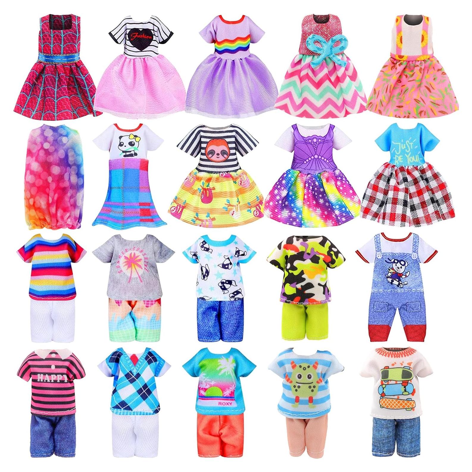 Ropa de Muñeca Joyfun 7 Piezas 10.16 cm para Niñas