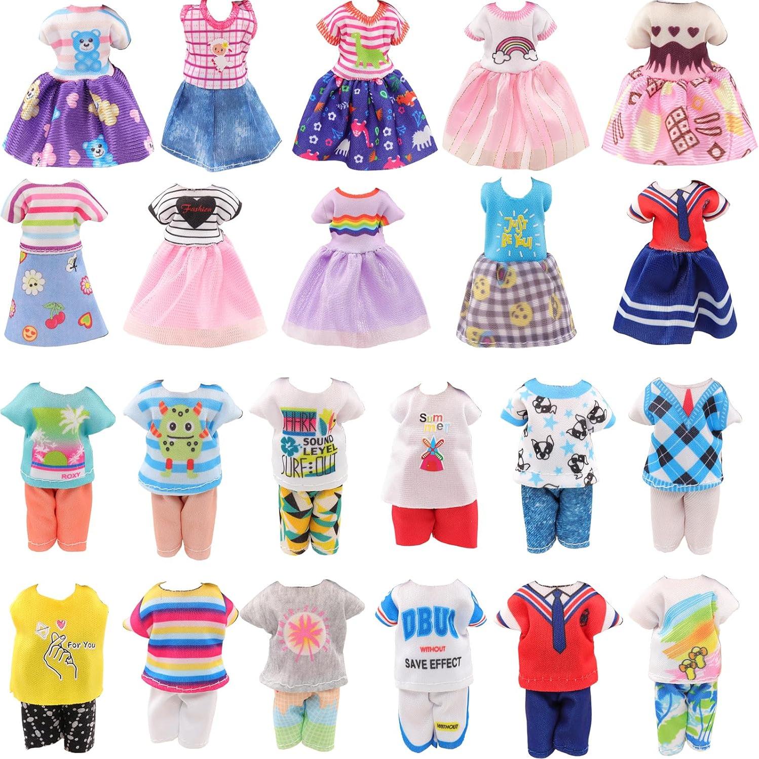 Ropa de Muñeca Joyfun 7 Piezas 10.16 cm para Niñas