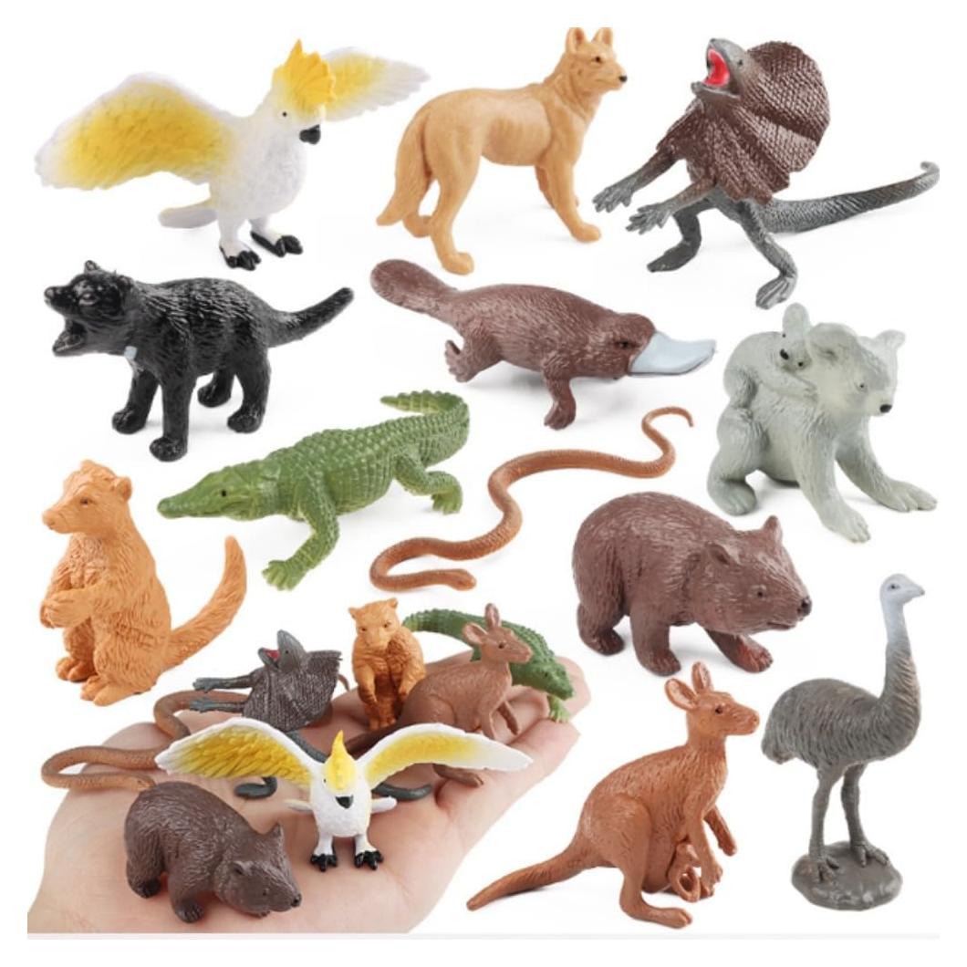 Conjunto de Figuras de Animales Australiana 12PCS OUKEYI