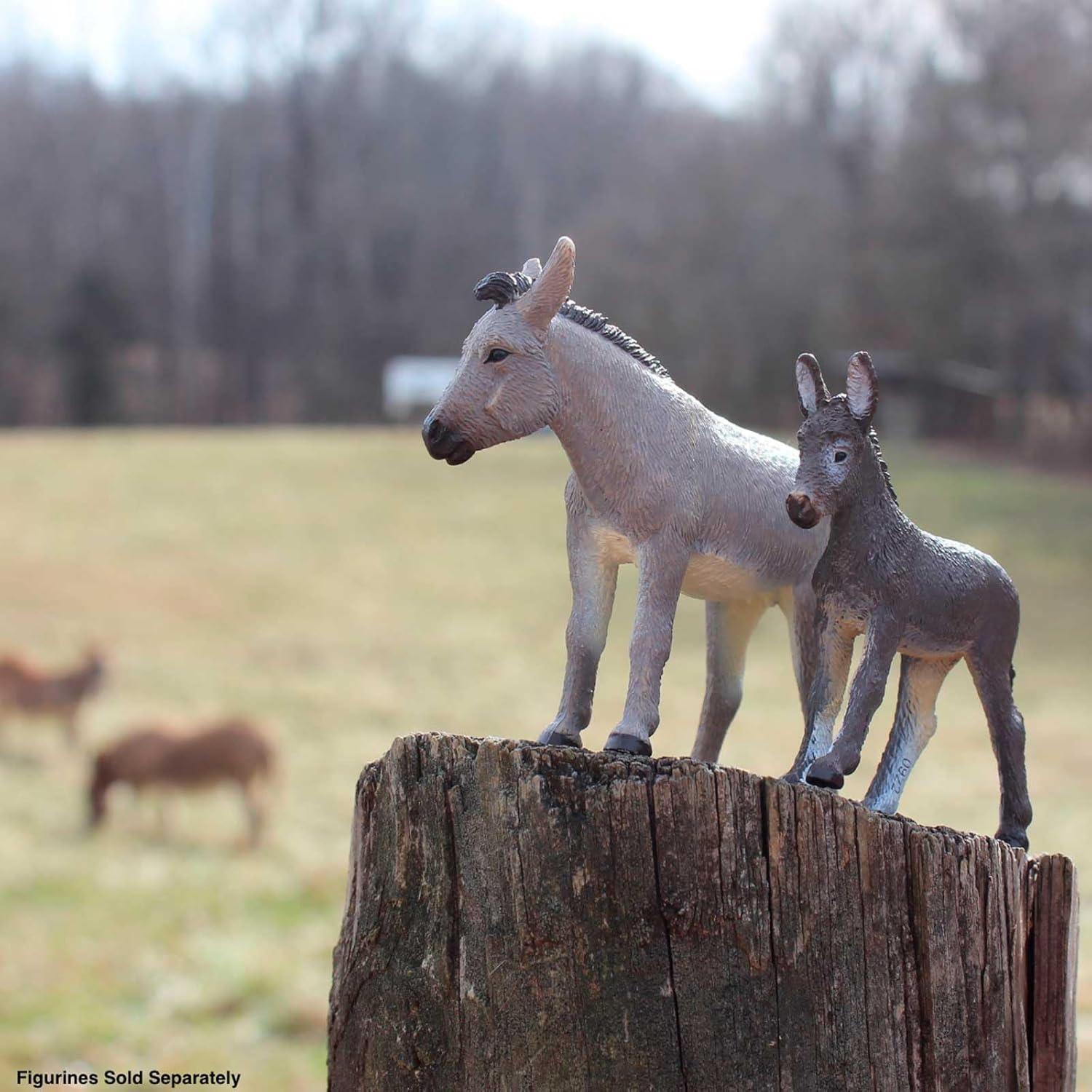Figura de Burro Safari Ltd. 10 cm - Juguete Educativo para Niños