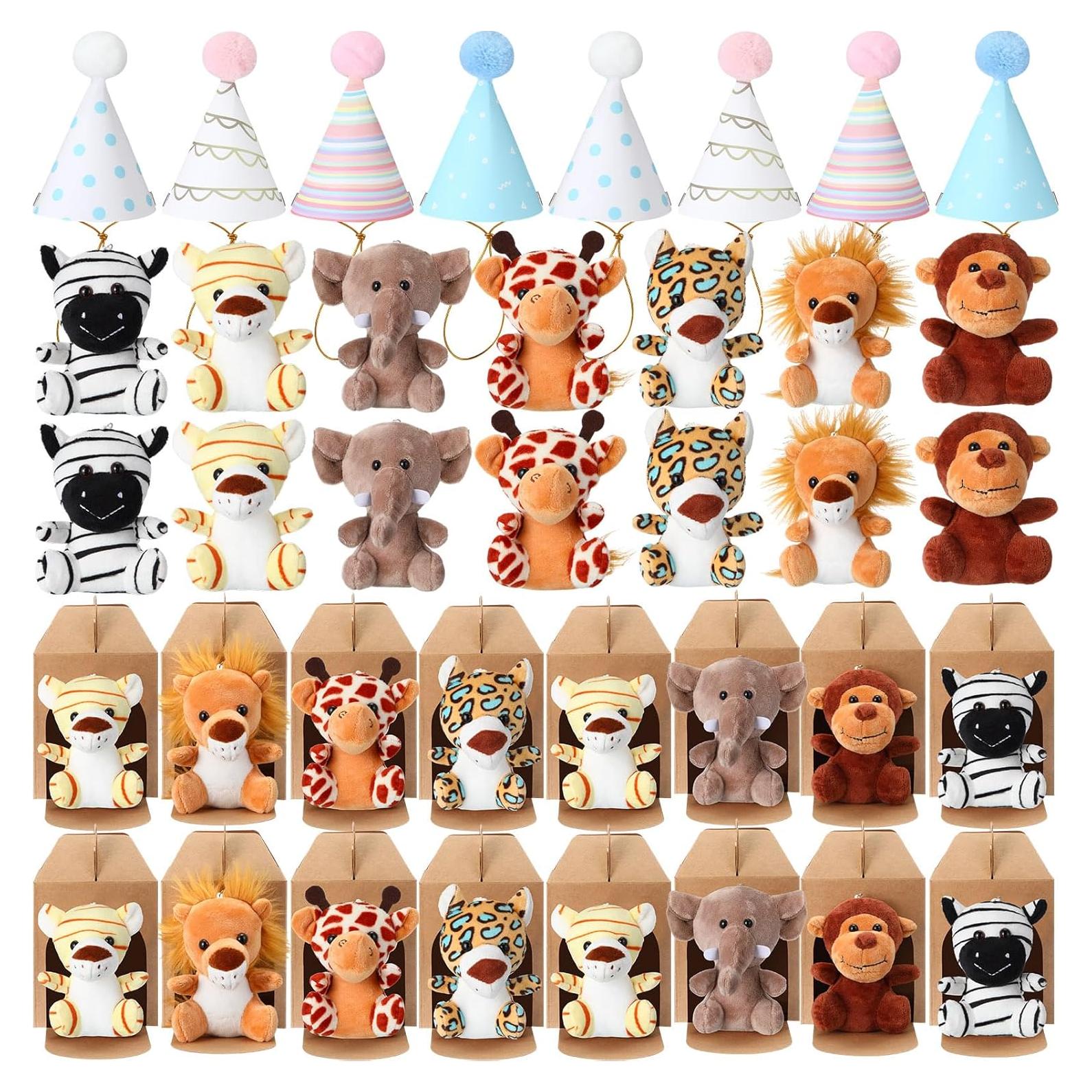 20 Juguetes de Peluche Animales Selva Motionchic Clásico