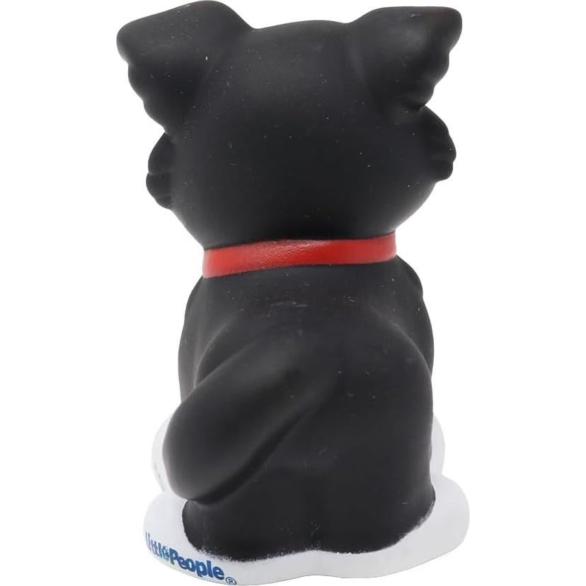 Figura de Perro Negra y Blanca de Reemplazo Fisher-Price DFN55
