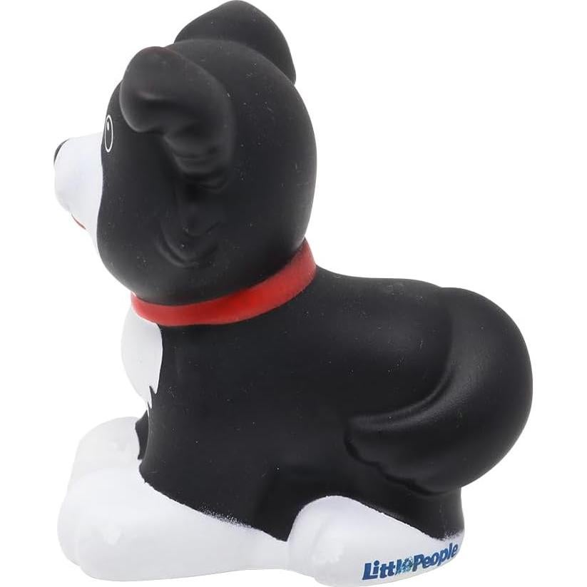 Figura de Perro Negra y Blanca de Reemplazo Fisher-Price DFN55