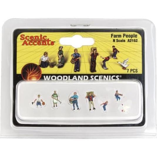 Figuras en Escala N Woodland Scenics A2152 - 7 Piezas