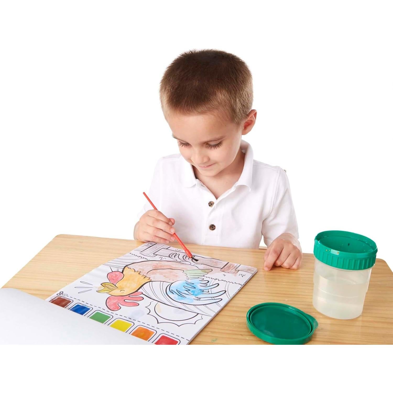 Melissa & Doug Pintar con Agua - Animales de Granja, 20 Páginas