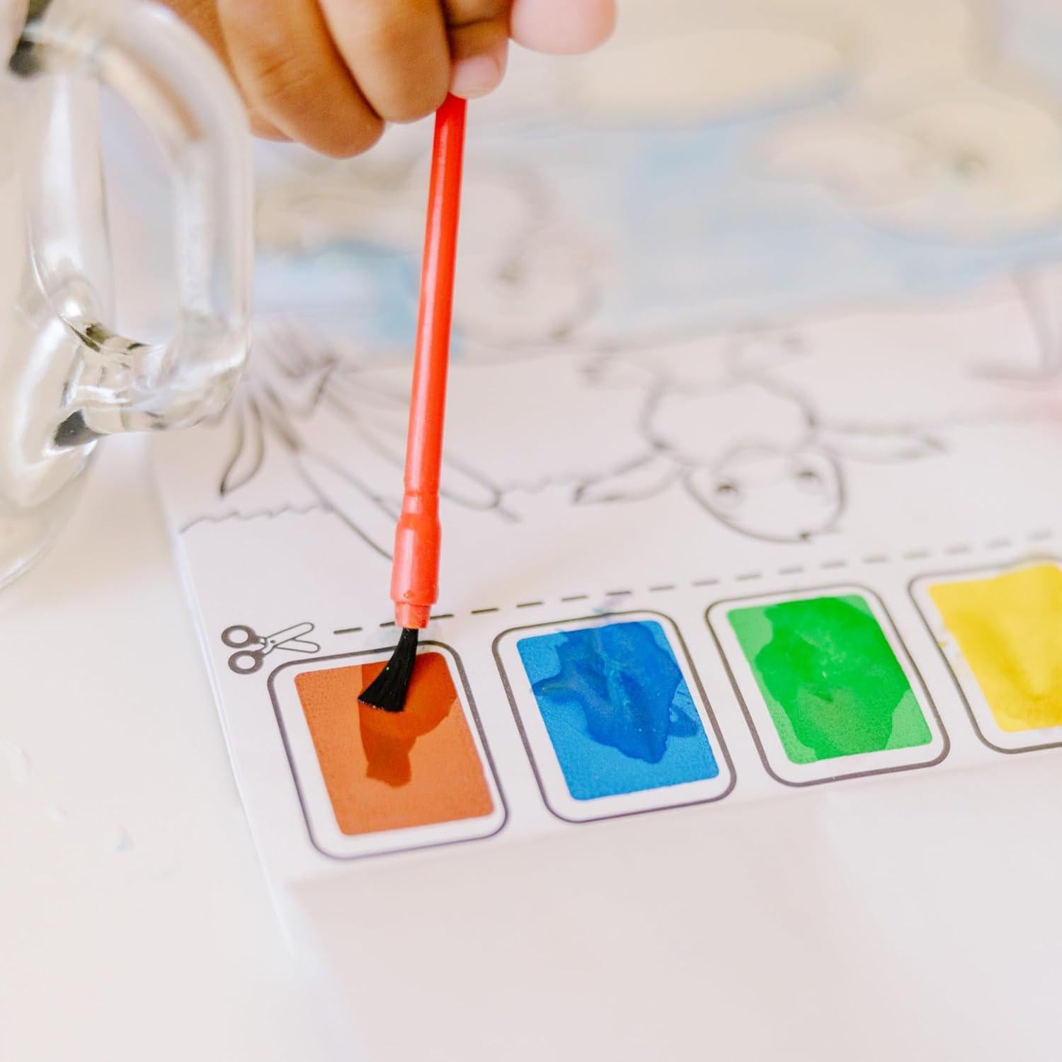 Melissa & Doug Pintar con Agua - Animales de Granja, 20 Páginas