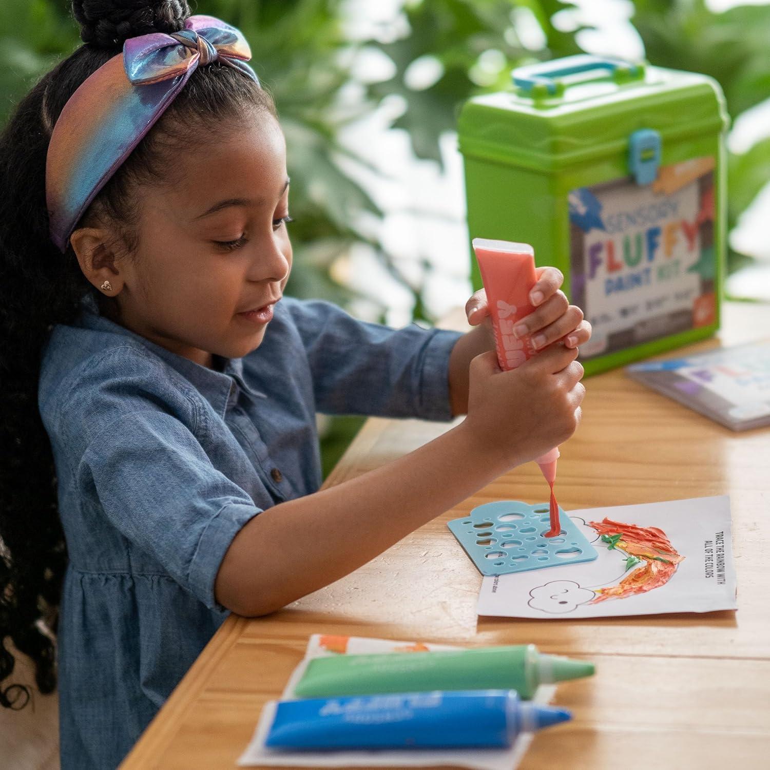 Kit de Pintura Sensorial Esponjosa Chuckle & Roar - 5 Colores