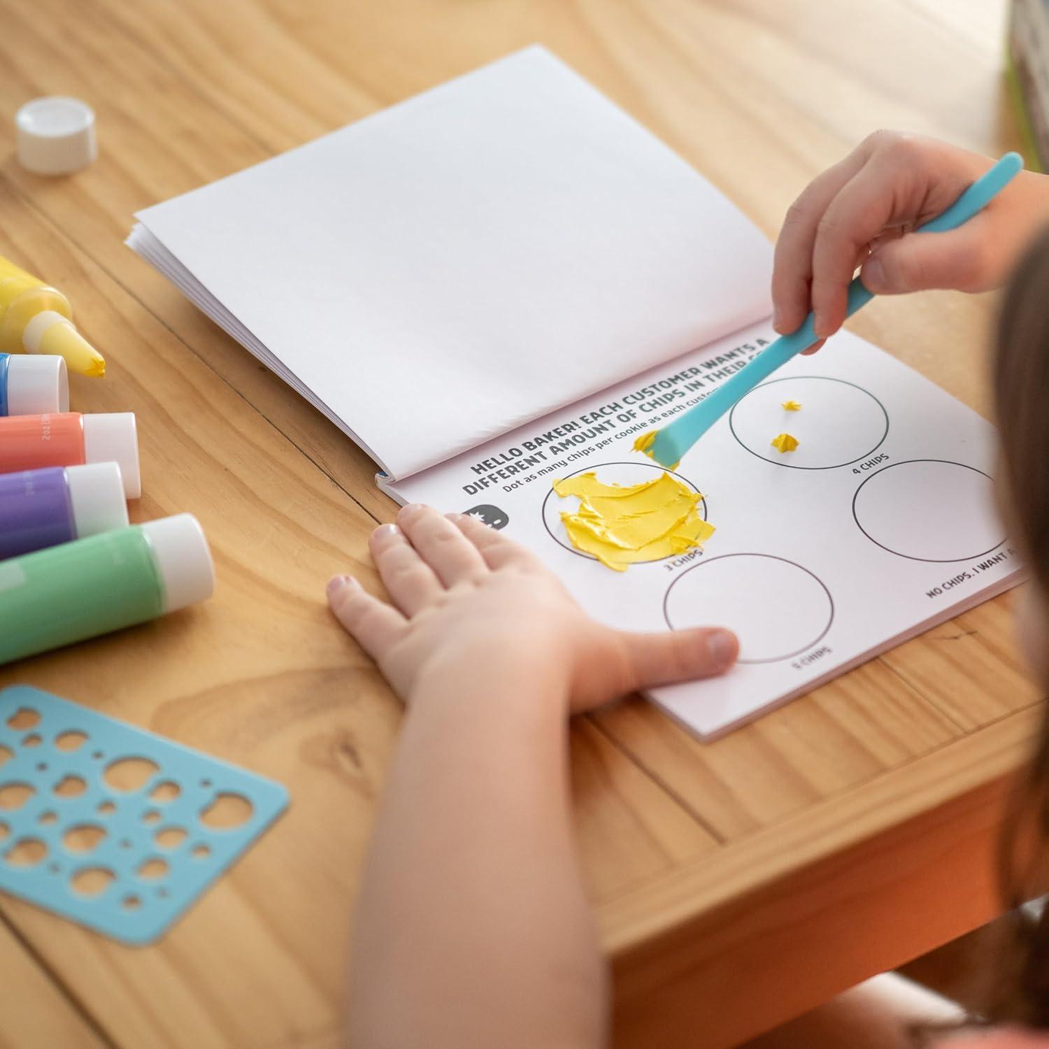 Kit de Pintura Sensorial Esponjosa Chuckle & Roar - 5 Colores