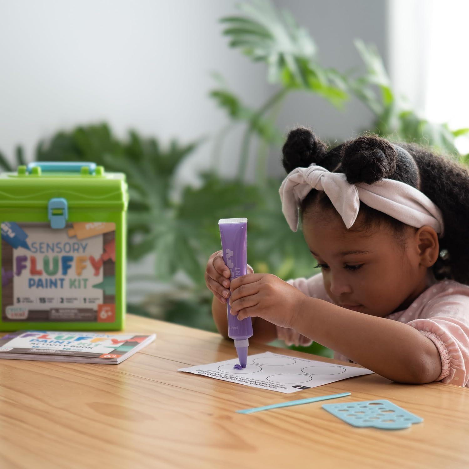 Kit de Pintura Sensorial Esponjosa Chuckle & Roar - 5 Colores