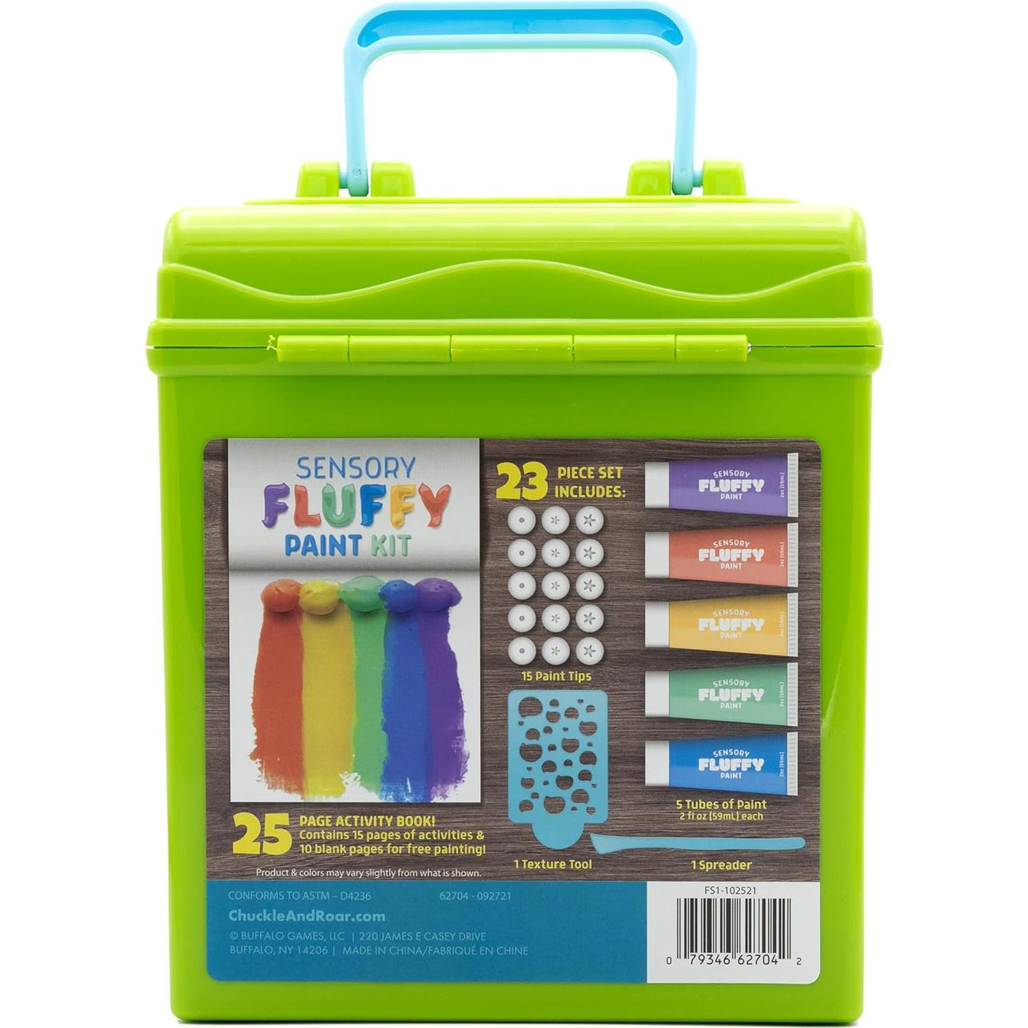 Kit de Pintura Sensorial Esponjosa Chuckle & Roar - 5 Colores