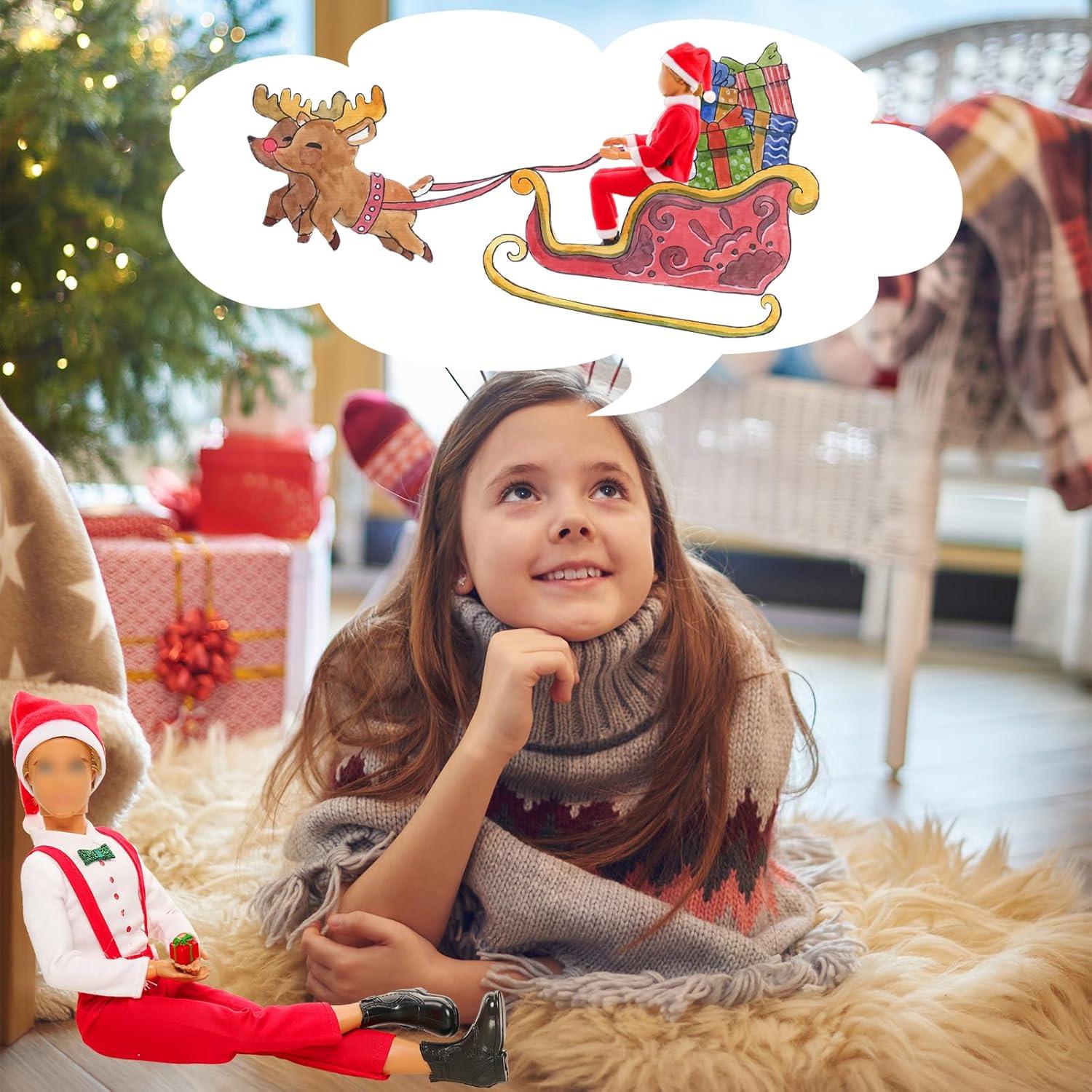 Muñeco de Navidad Miunana 30.48 cm con 17 Accesorios