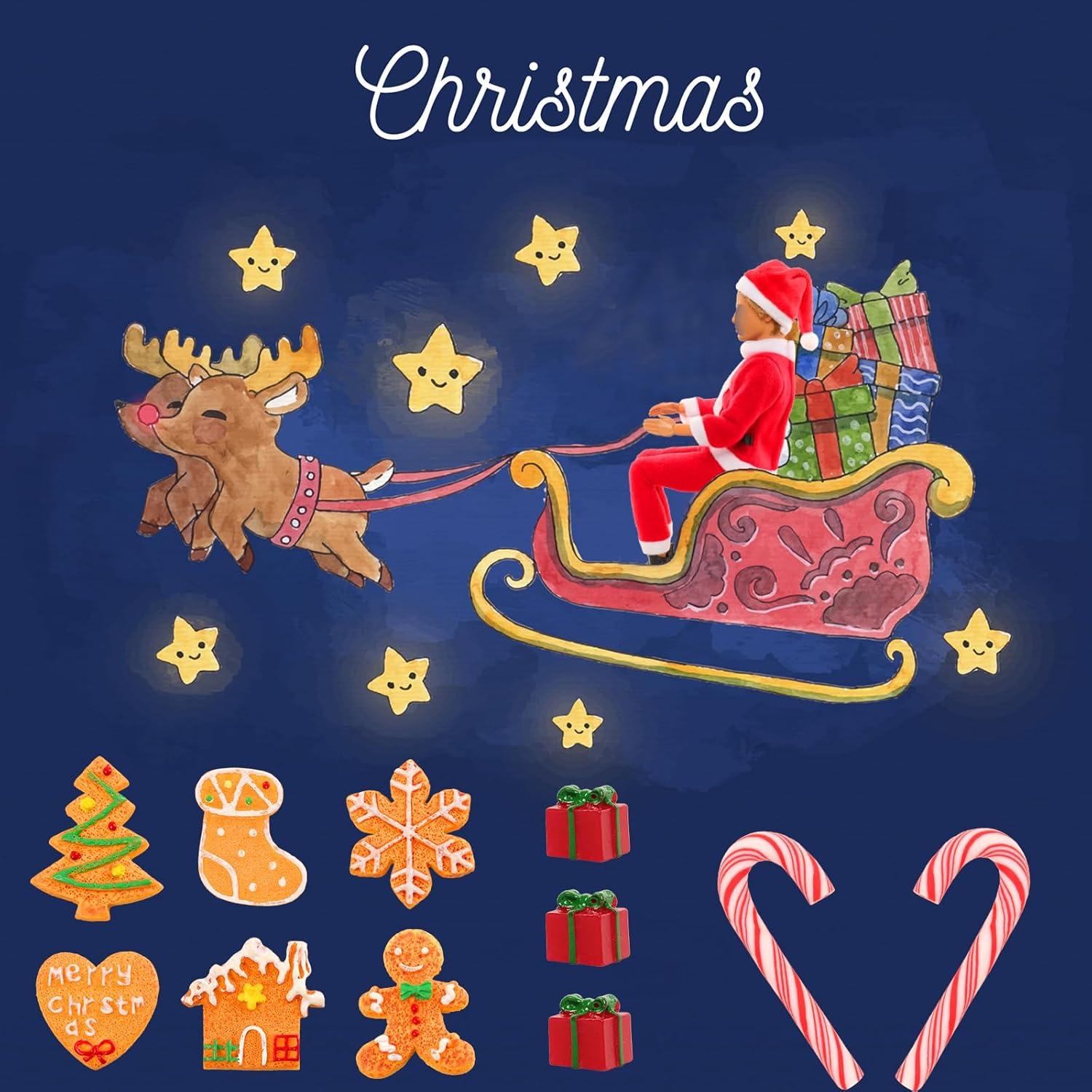 Muñeco de Navidad Miunana 30.48 cm con 17 Accesorios