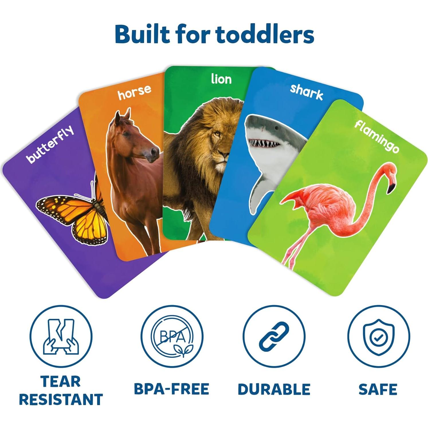 Tarjetas de Flash Skillmatics Primeros 100 Animales - 50 Piezas