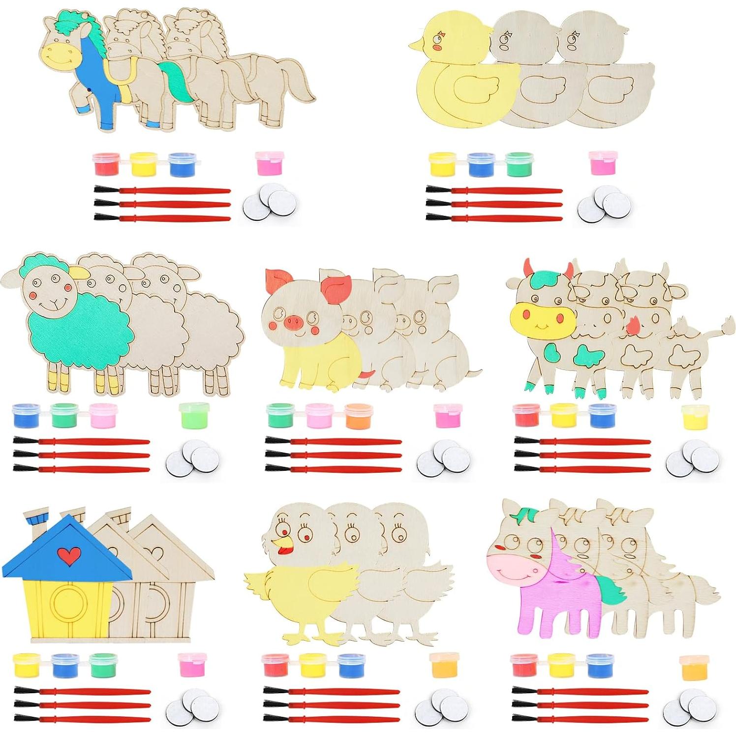 Kit de Pintura de Animales de Granja LARDUX 24 Piezas