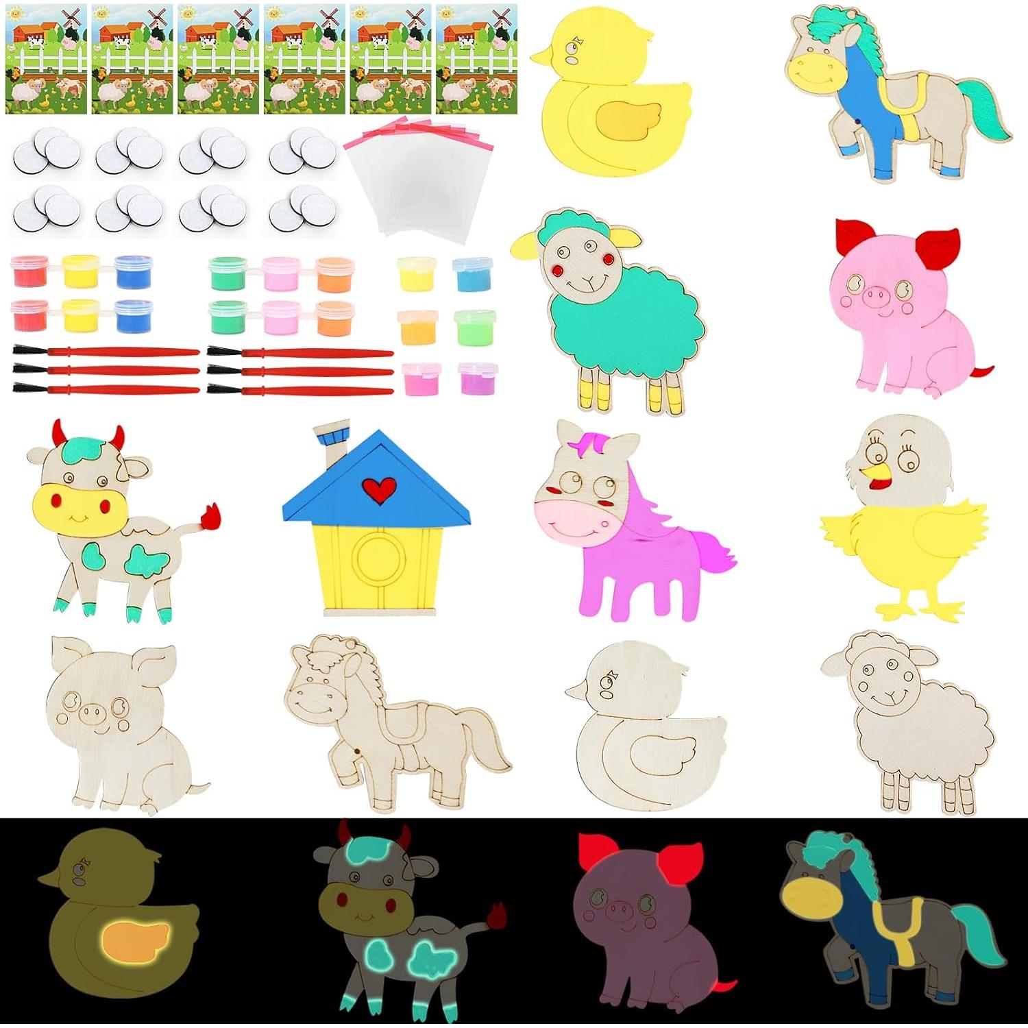 Kit de Pintura de Animales de Granja LARDUX 24 Piezas