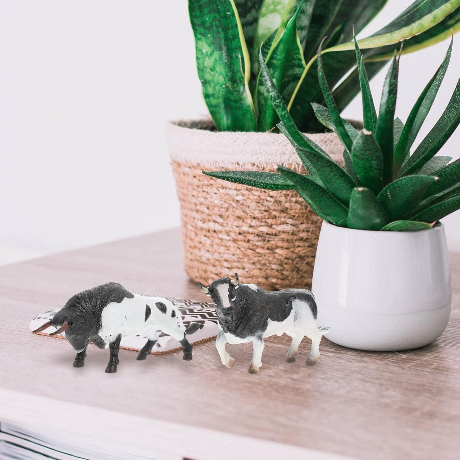 Set de Figuras de Animales de Granja Zerodeko 4PCS - Vaca Realista