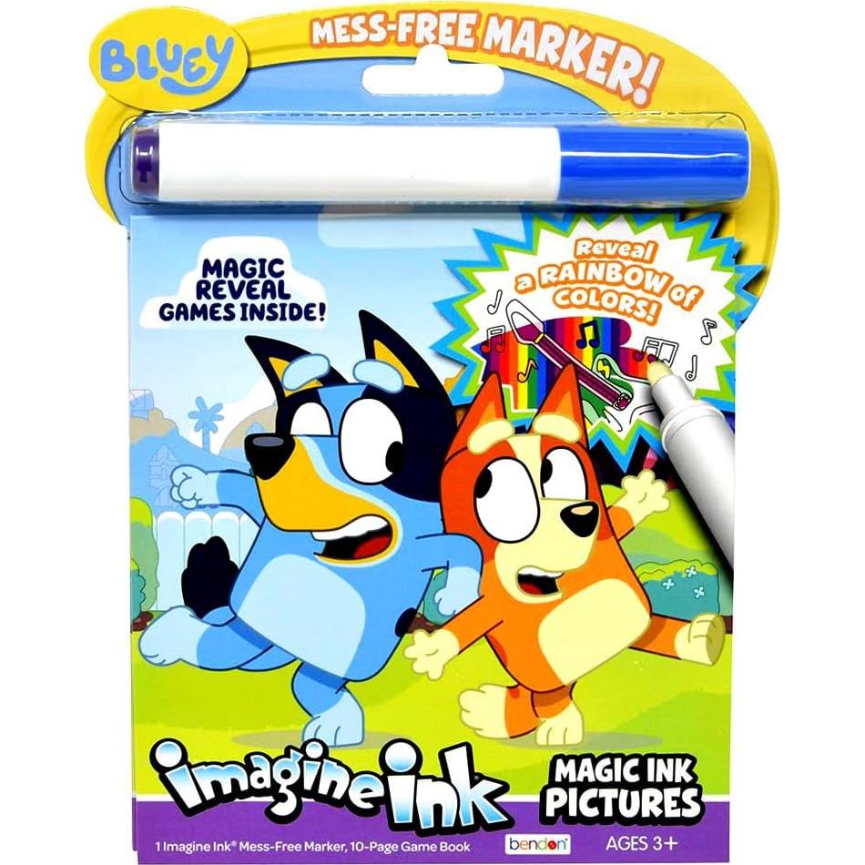 Conjunto de Libros para Colorear Bluey Bendon - 2 Libros Imagine Ink