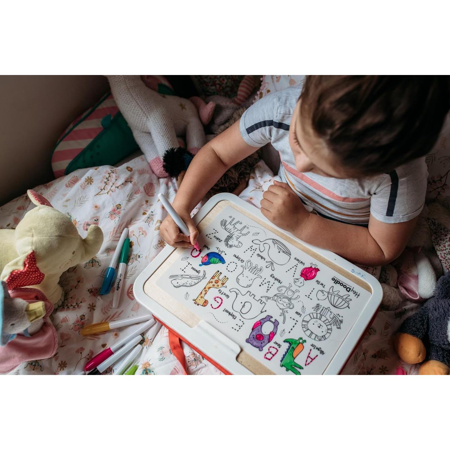 Alfombrilla de Dibujo Reutilizable HeyDoodle DinoRoar A4