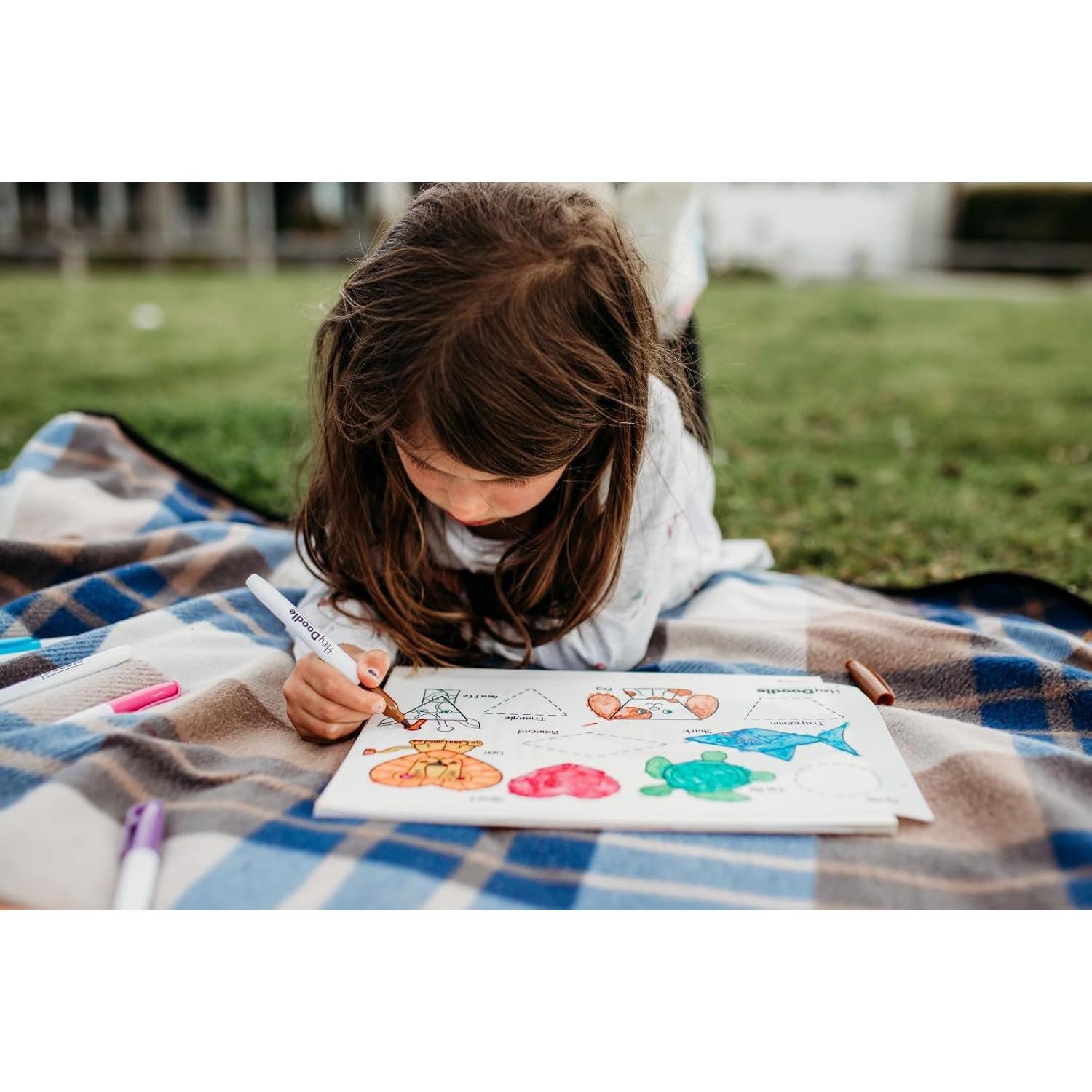 Alfombrilla de Dibujo Reutilizable HeyDoodle DinoRoar A4