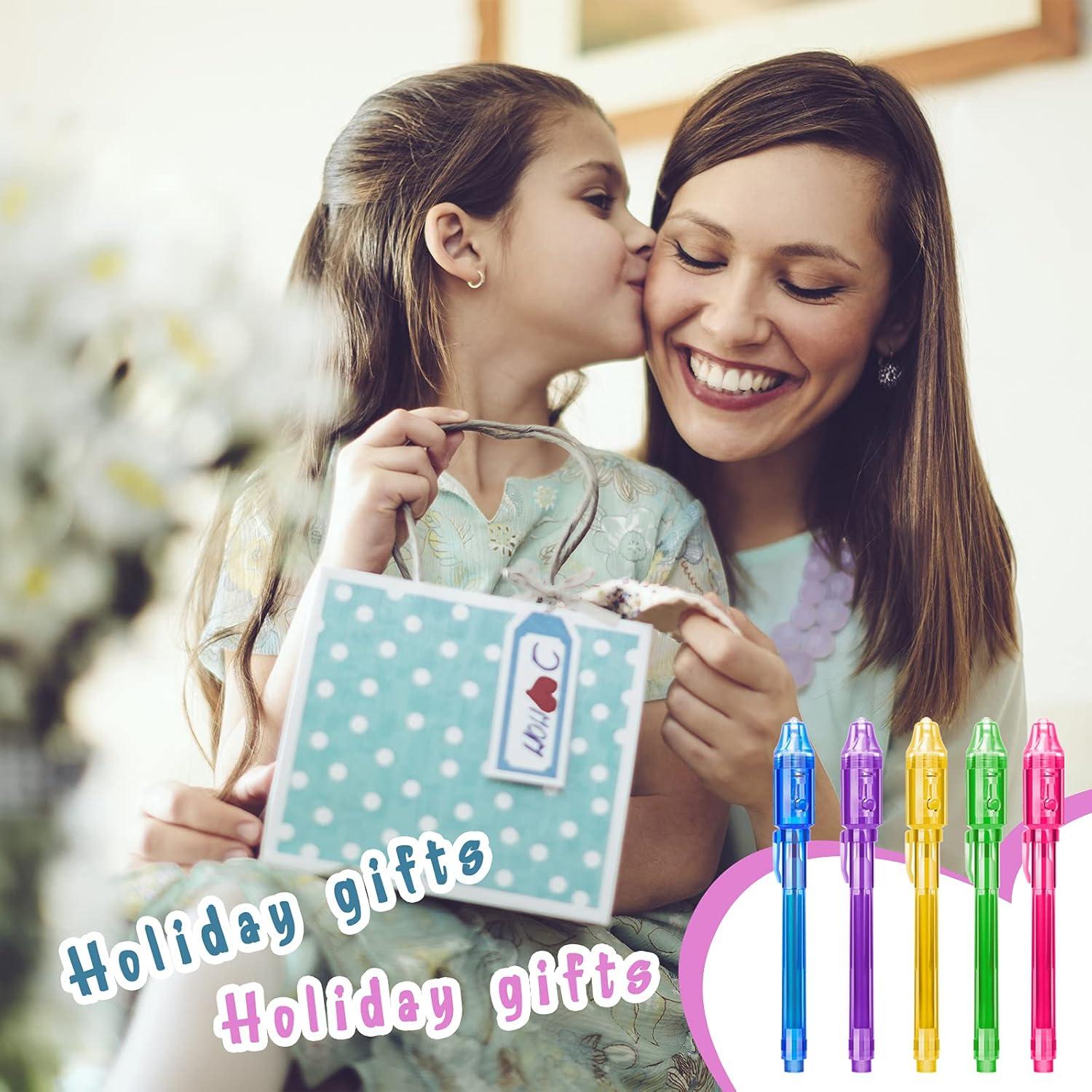 Bolígrafos de Tinta Invisible STENDA 16 Unidades con Luz UV