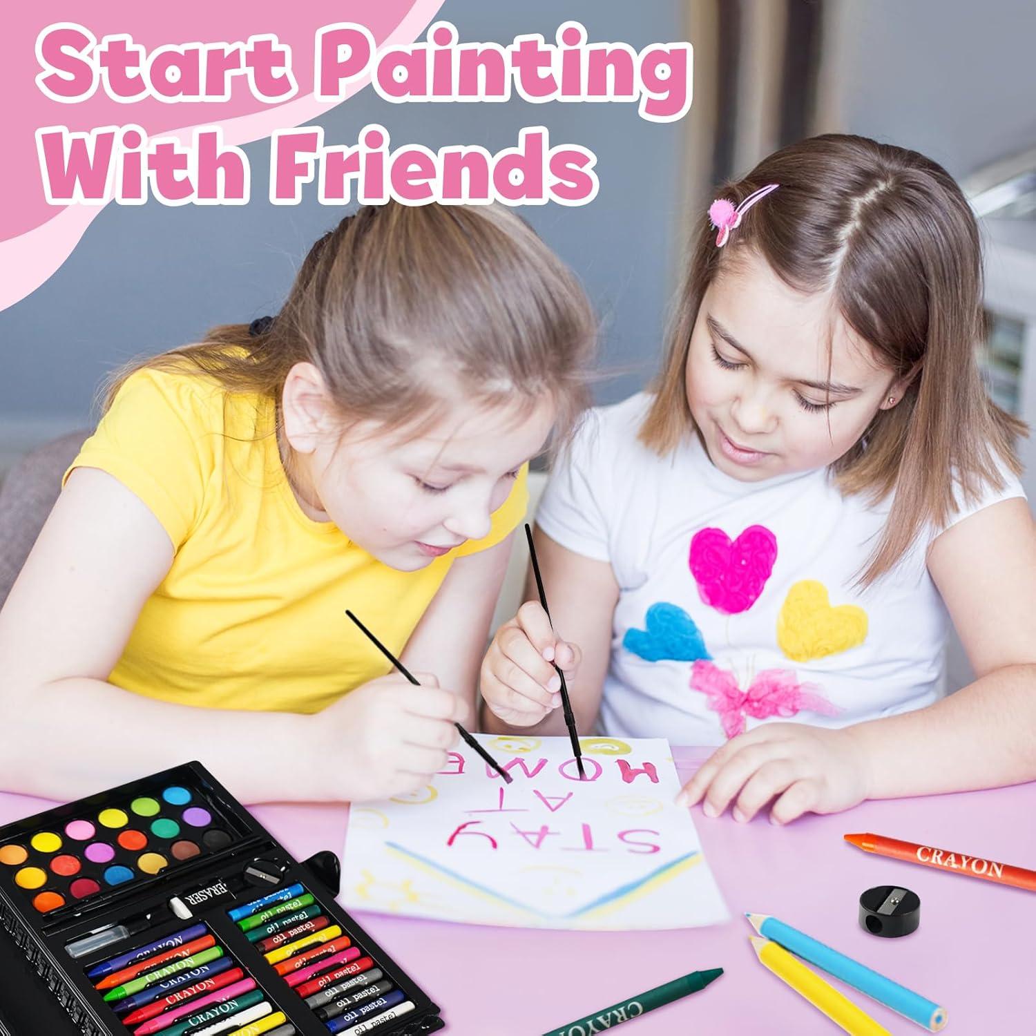 Set de Arte KIDDYCOLOR 80 Piezas para Niños 3-12 Años