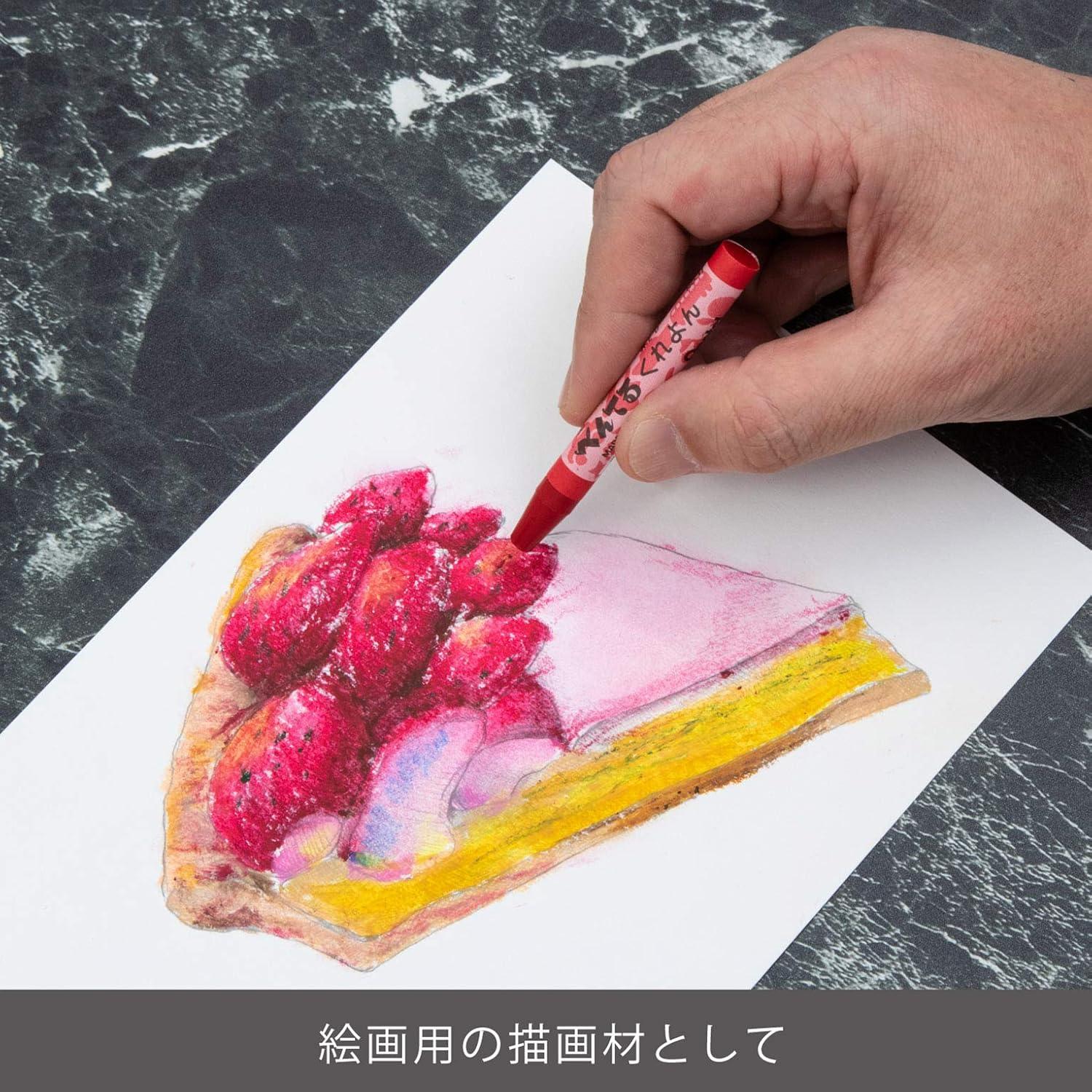 Crayones Pentel 16 colores - Punta ancha 2mm