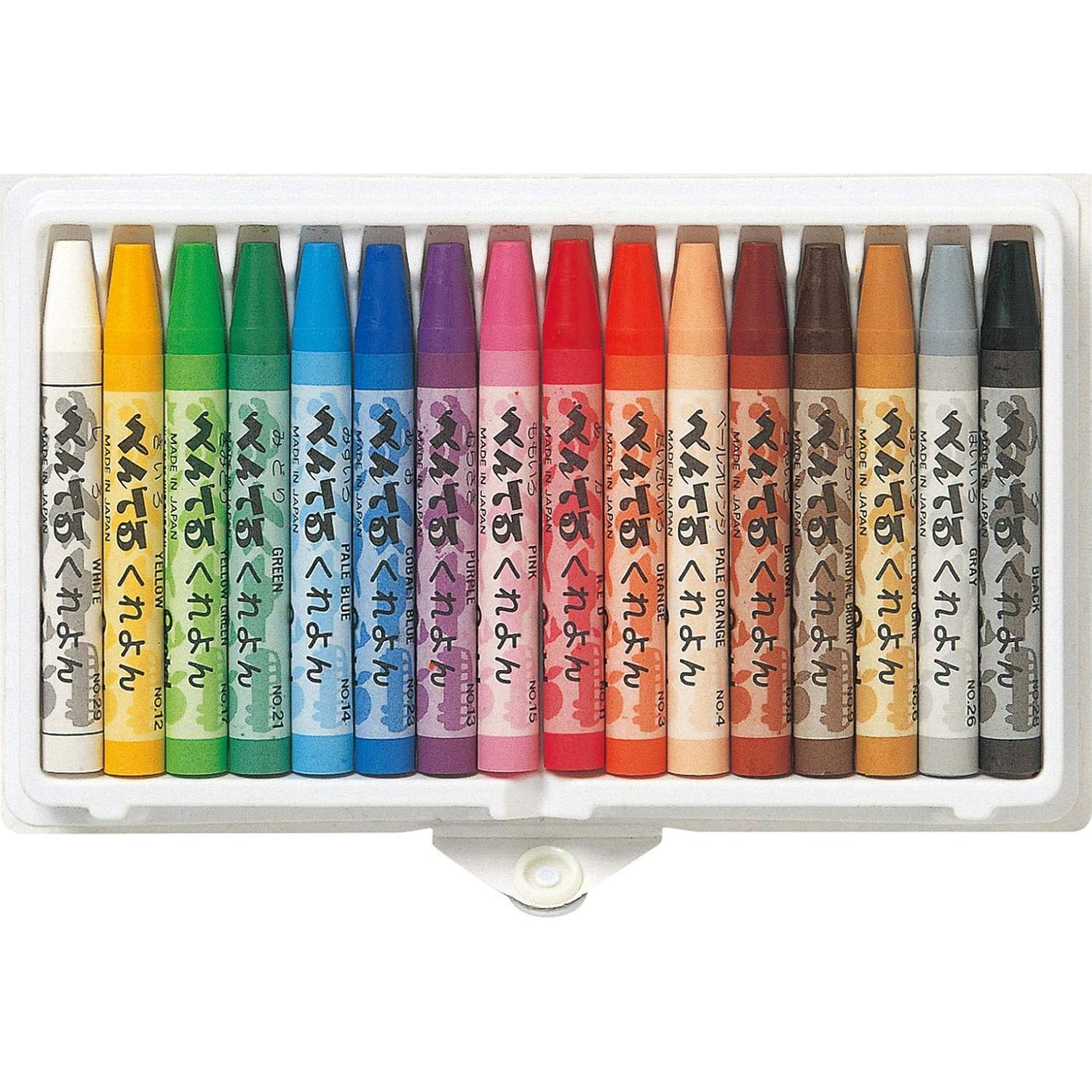 Crayones Pentel 16 colores - Punta ancha 2mm