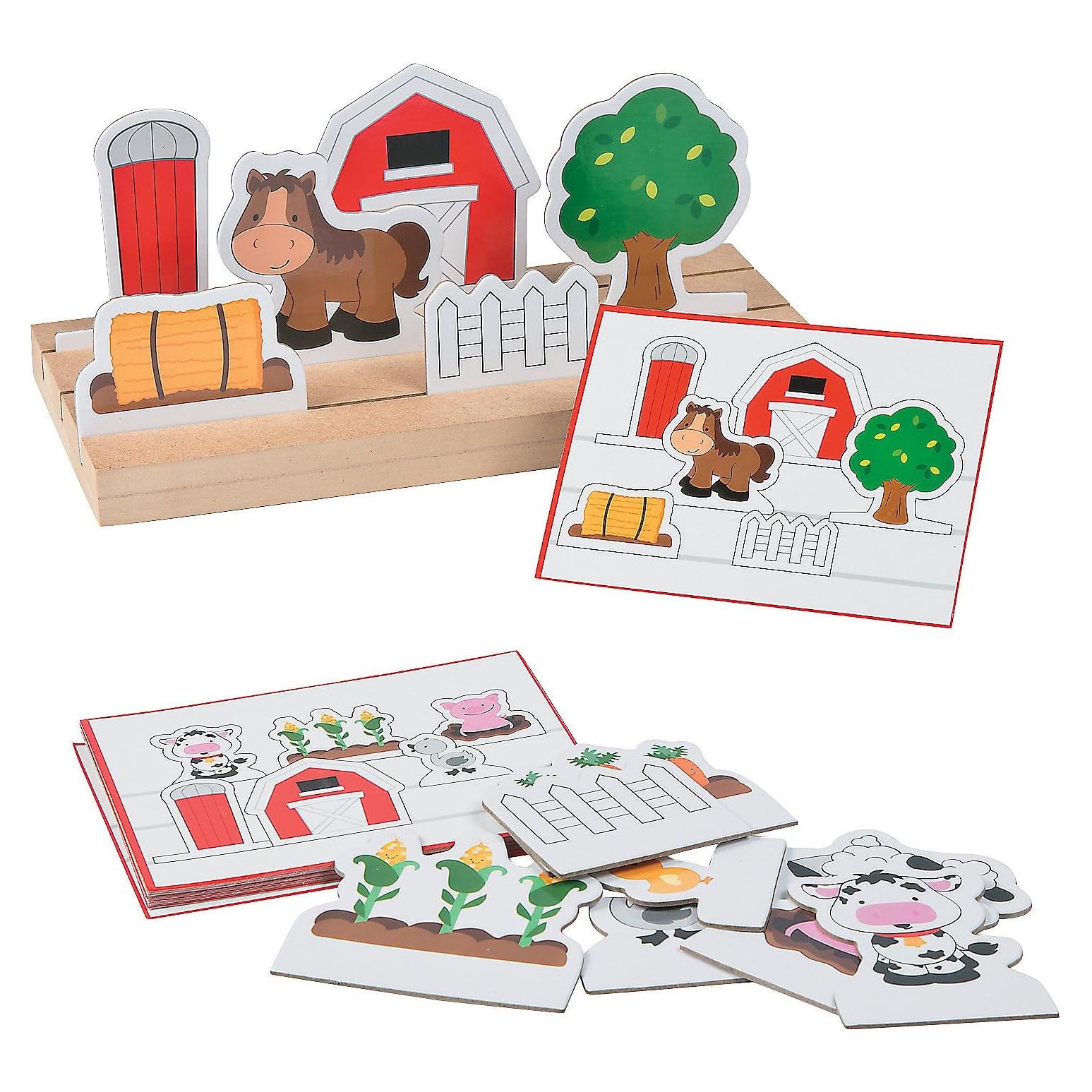 Juego Educativo de Granja Fun Express - 30.48x15.24 cm