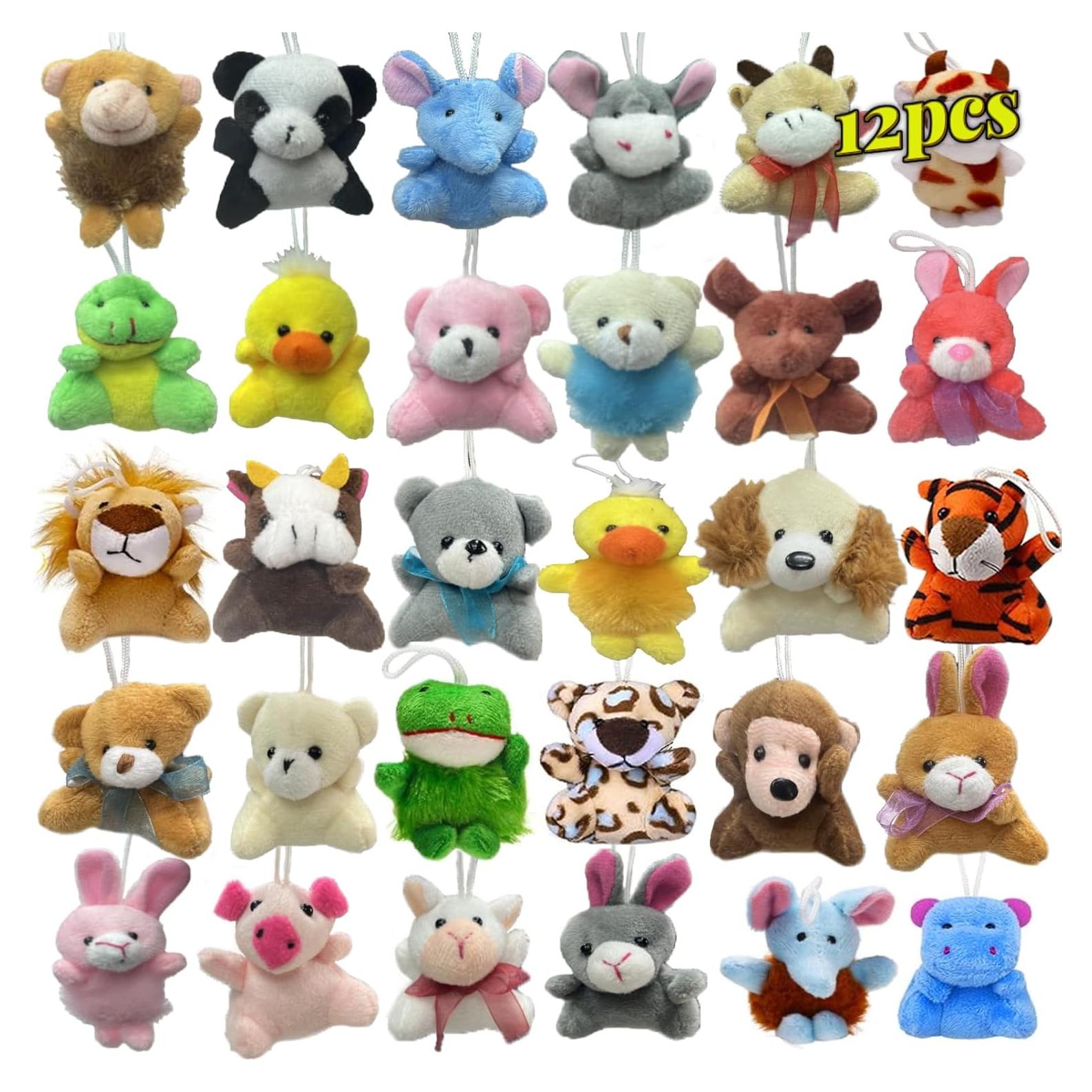 Juego de 25 Juguetes de Peluche Mini LMAZEPMQ para Niños