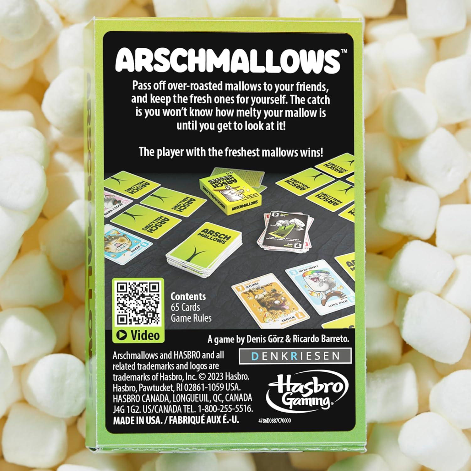 Juego de Cartas Arschmallows Hasbro | Diversión para 2 a 6 Jugadores