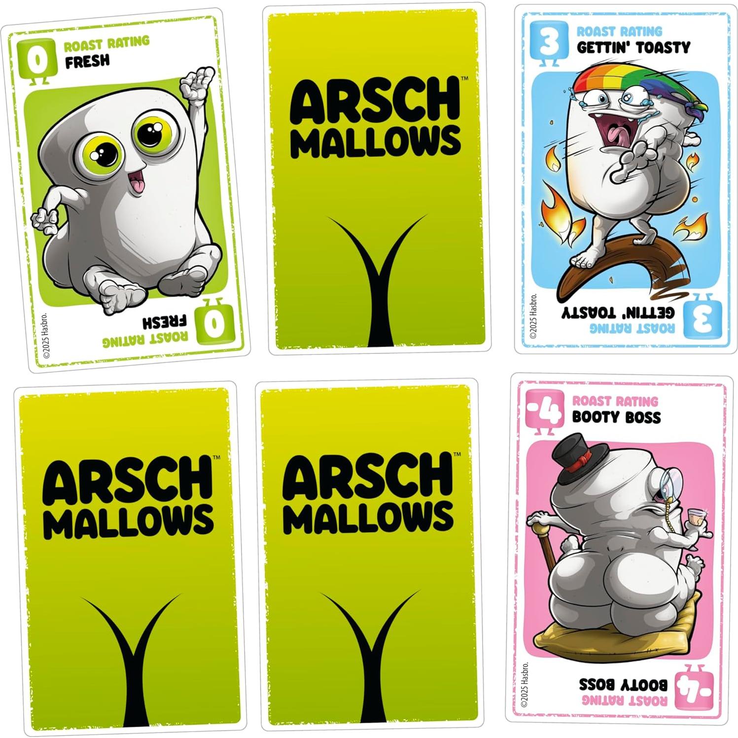 Juego de Cartas Arschmallows Hasbro | Diversión para 2 a 6 Jugadores