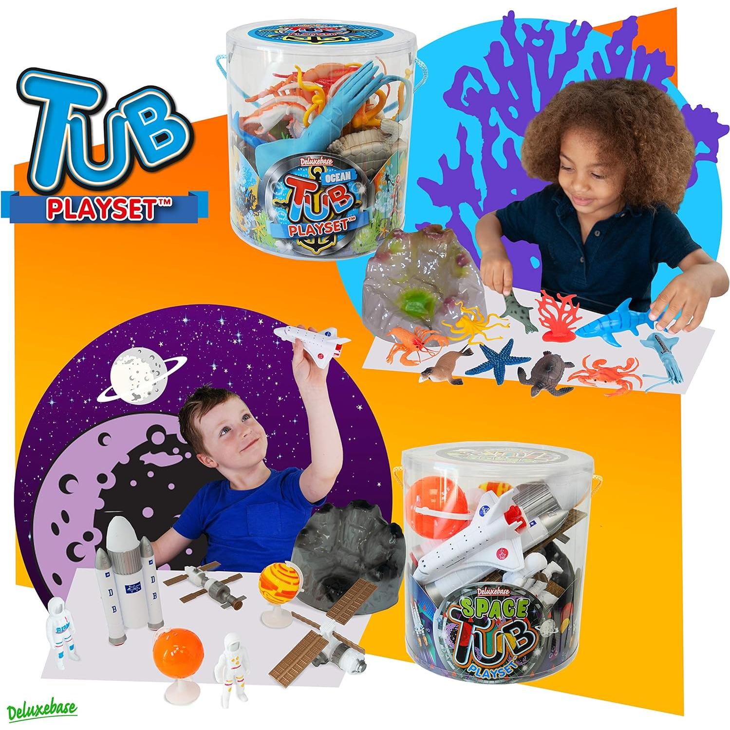 Juego de Tubos Granja Deluxebase 12 Figuras Animales 269g