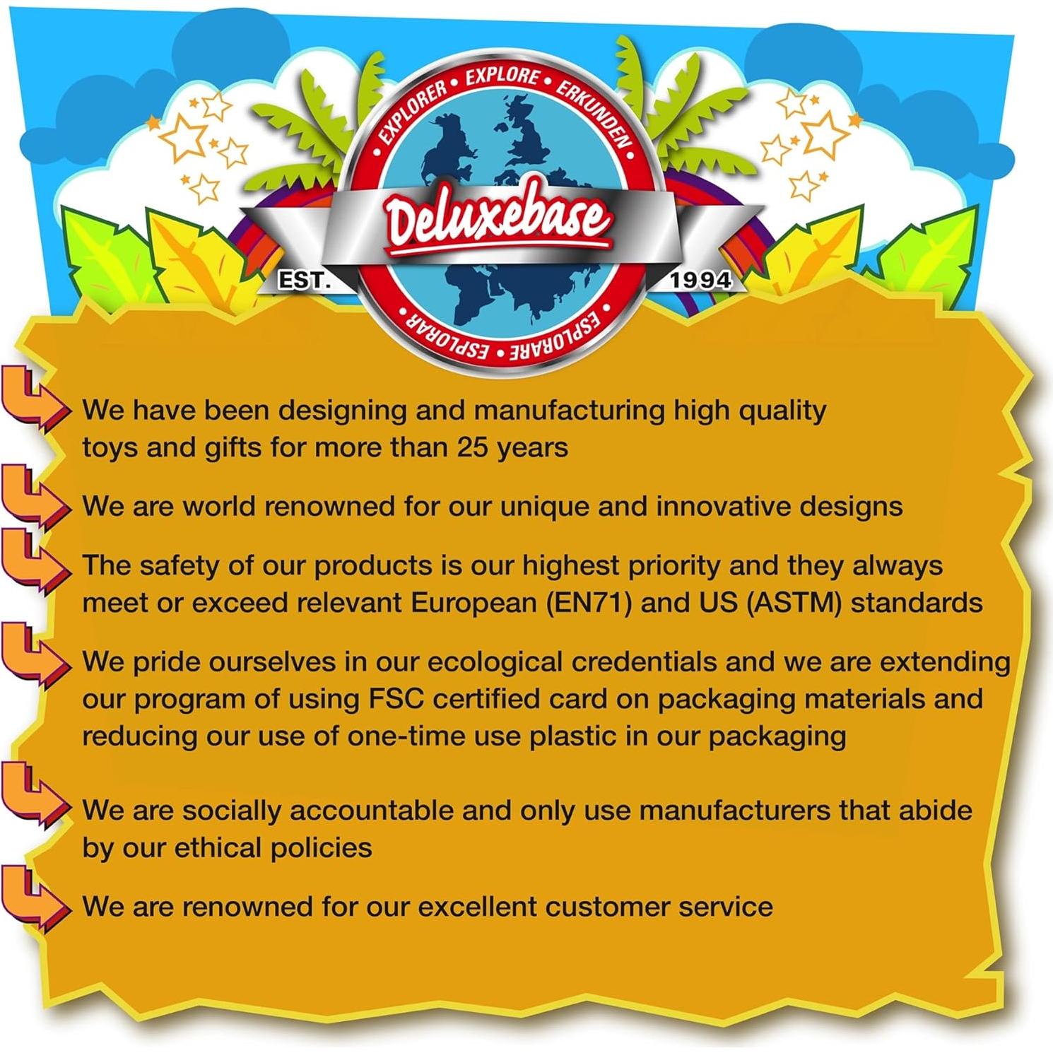 Juego de Tubos Granja Deluxebase 12 Figuras Animales 269g