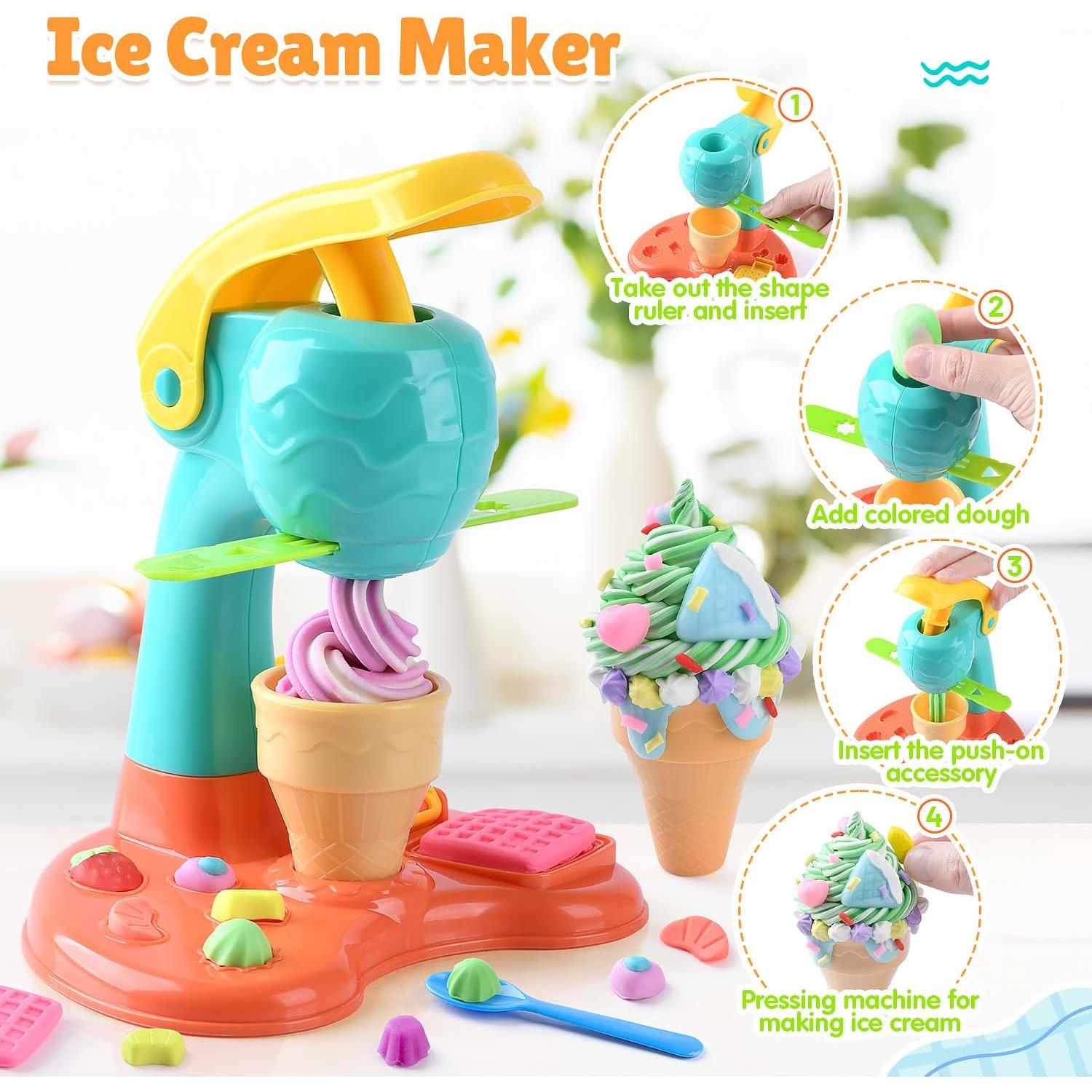 Set de Masa de Helado PLAY Modelo 8250 con Accesorios