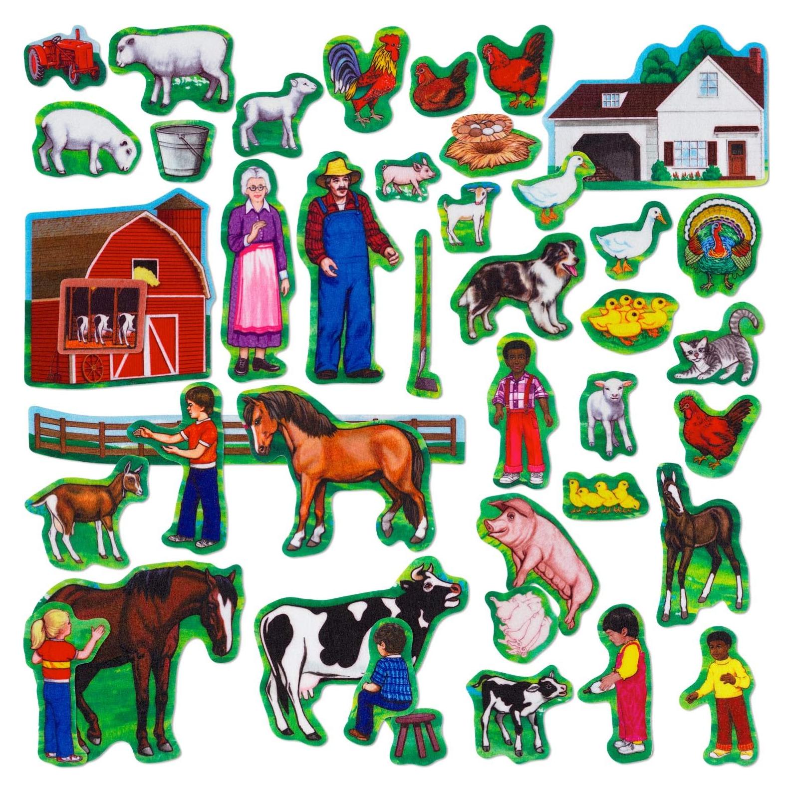 Conjunto de Figuras de Fieltro Little Folk Visuals 43 Piezas