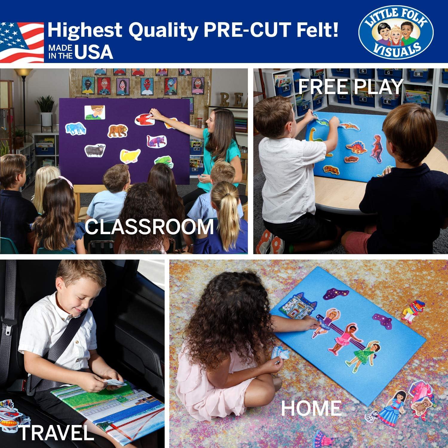 Conjunto de Figuras de Fieltro Little Folk Visuals 43 Piezas