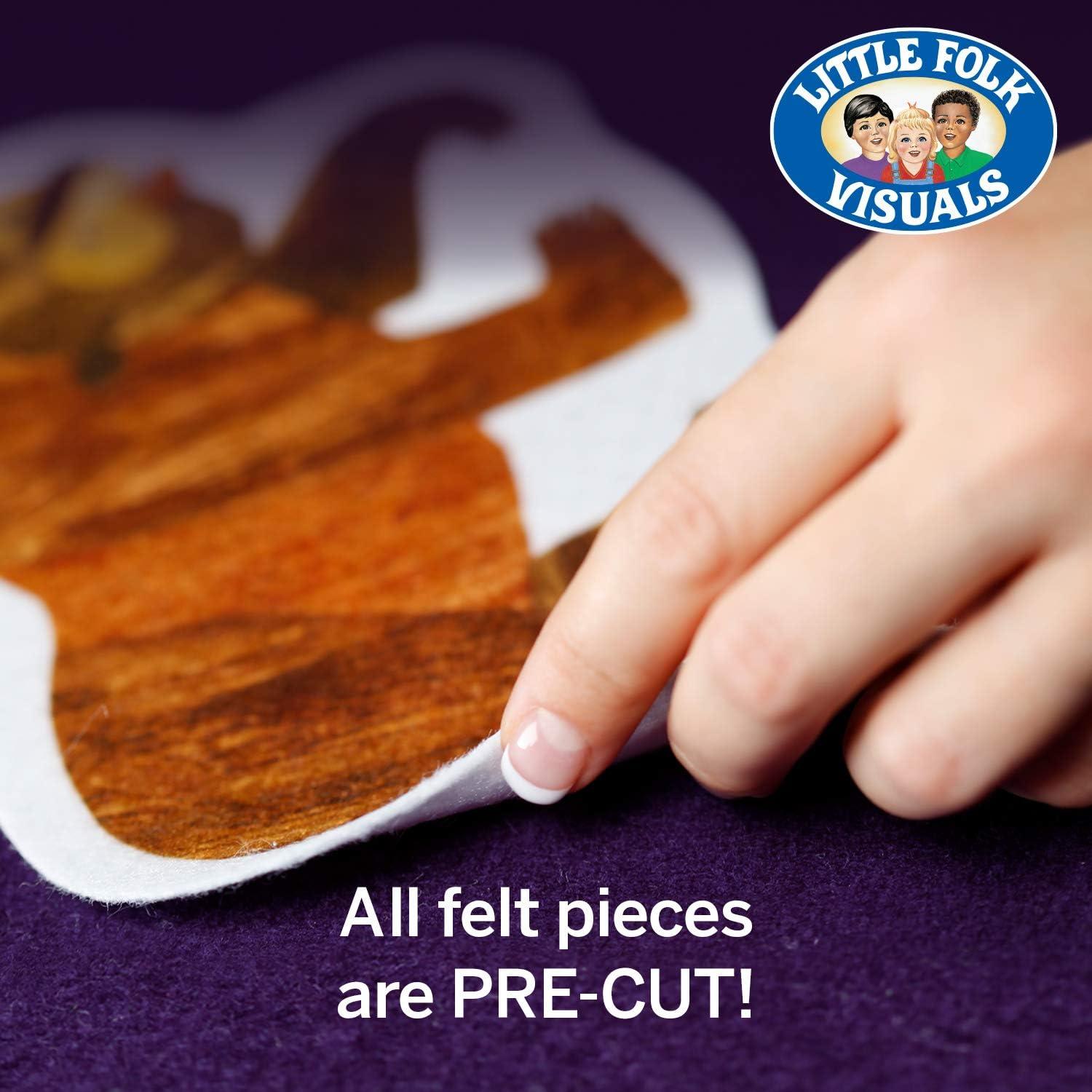 Conjunto de Figuras de Fieltro Little Folk Visuals 43 Piezas