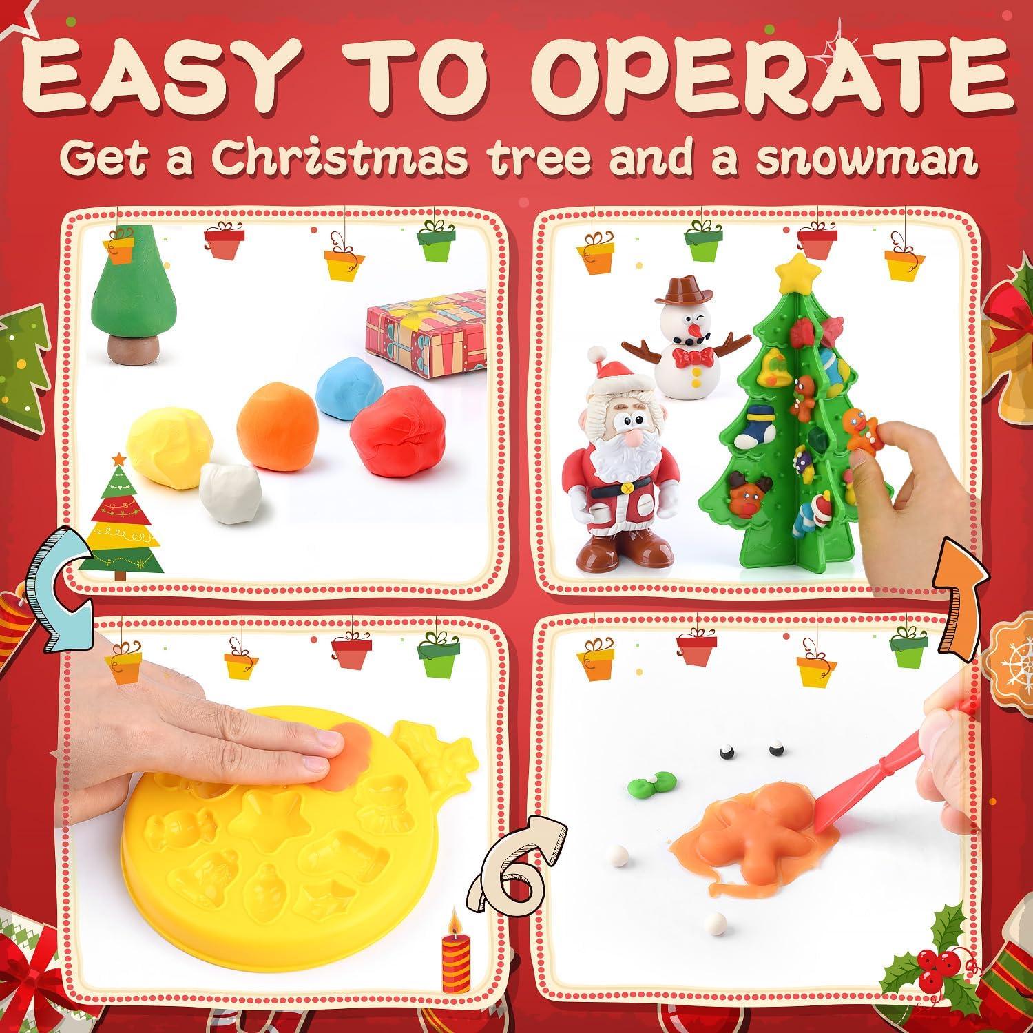 Kit de Plastilina Navideña PLAY - Árbol de Navidad DIY