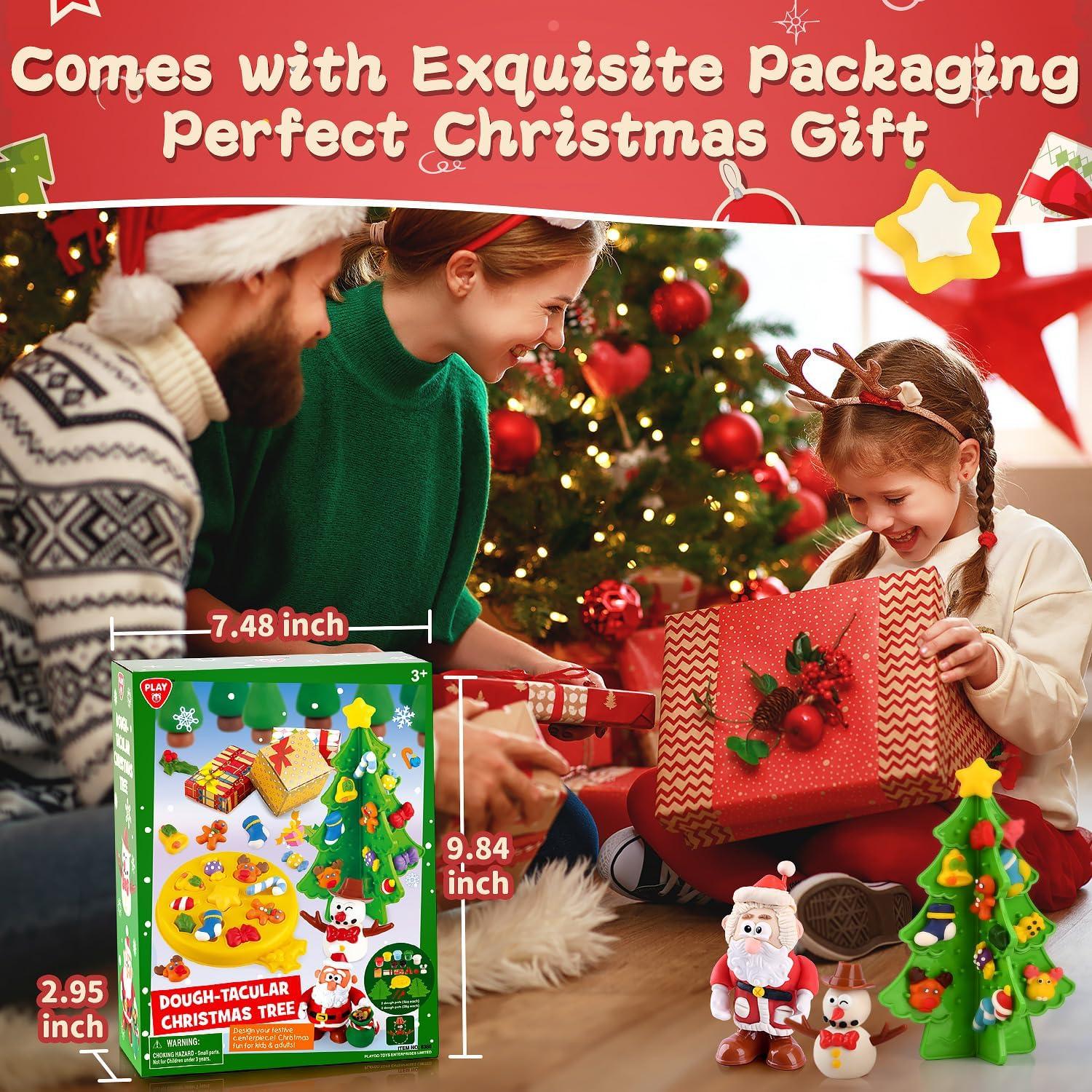 Kit de Plastilina Navideña PLAY - Árbol de Navidad DIY