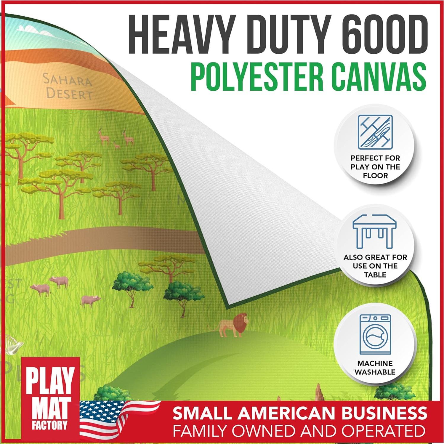 Alfombra de Juego Safari 145x145 cm - Play Mat Factory