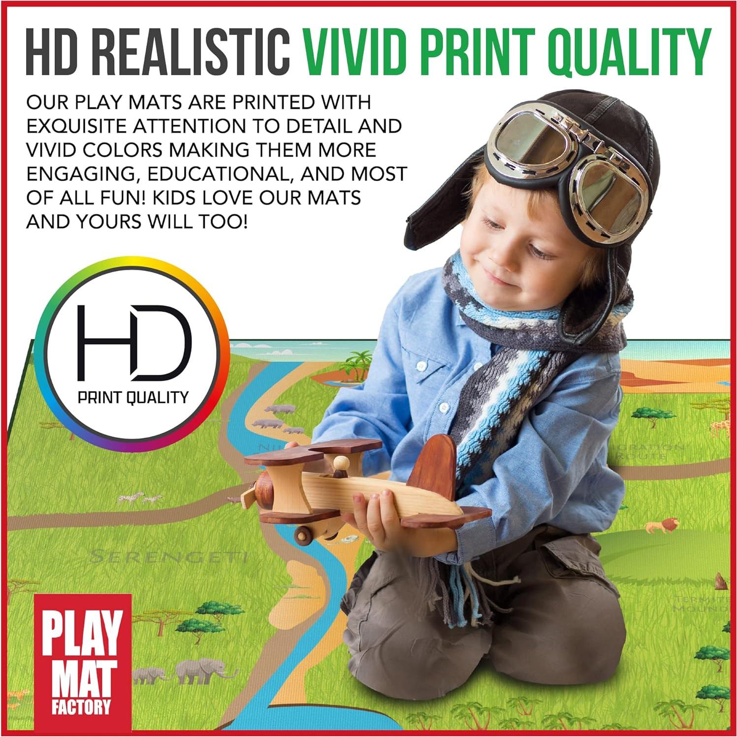 Alfombra de Juego Safari 145x145 cm - Play Mat Factory