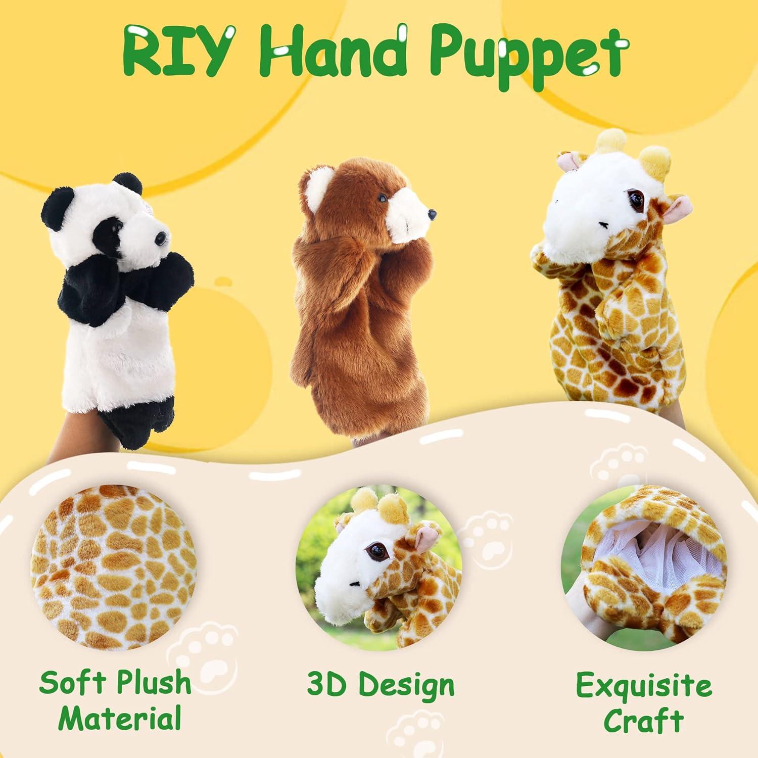 Títere de Mano RIY Conejo - Peluche Educativo 20 cm