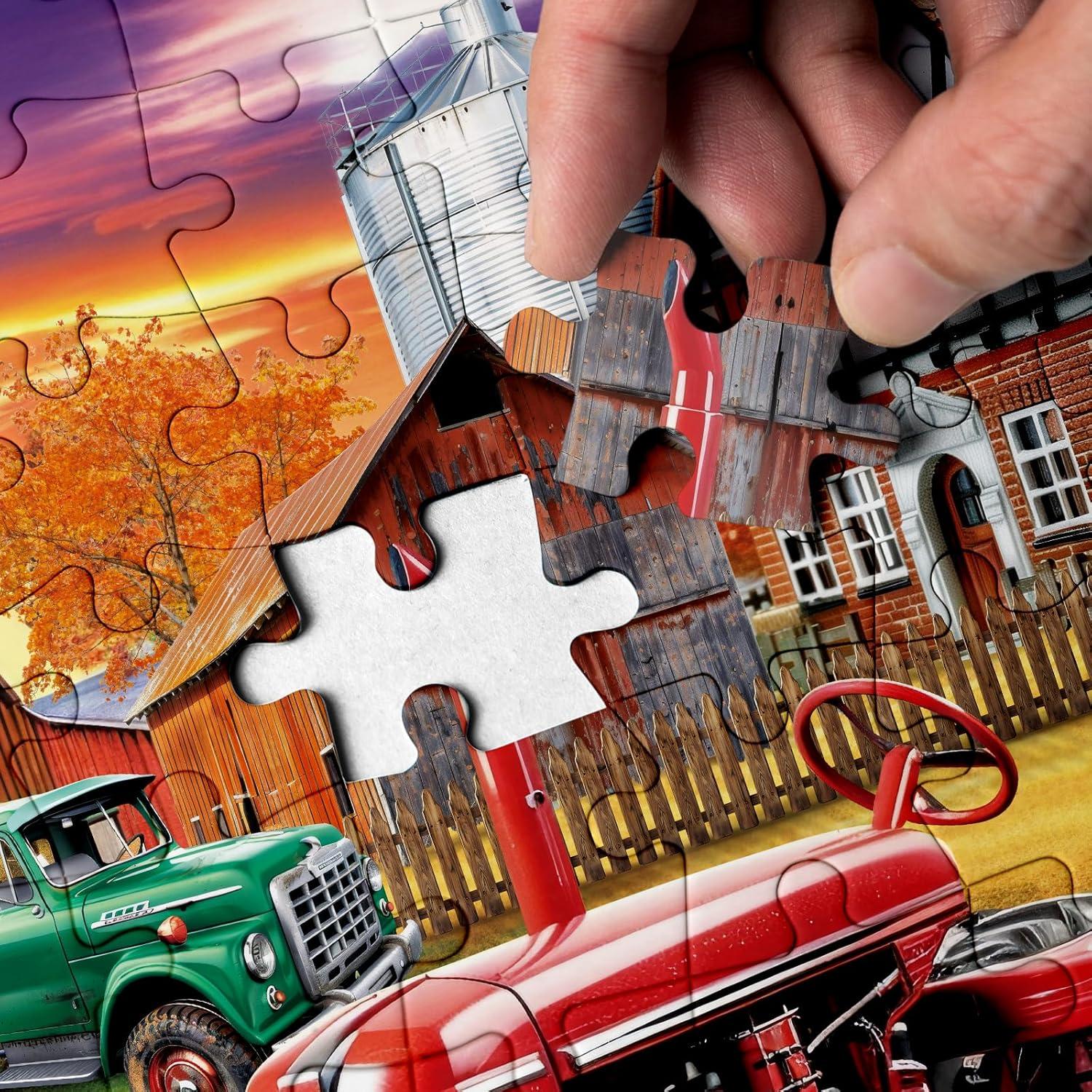 Rompecabezas de Granja Europea Larkipuzz 1000 Piezas HD