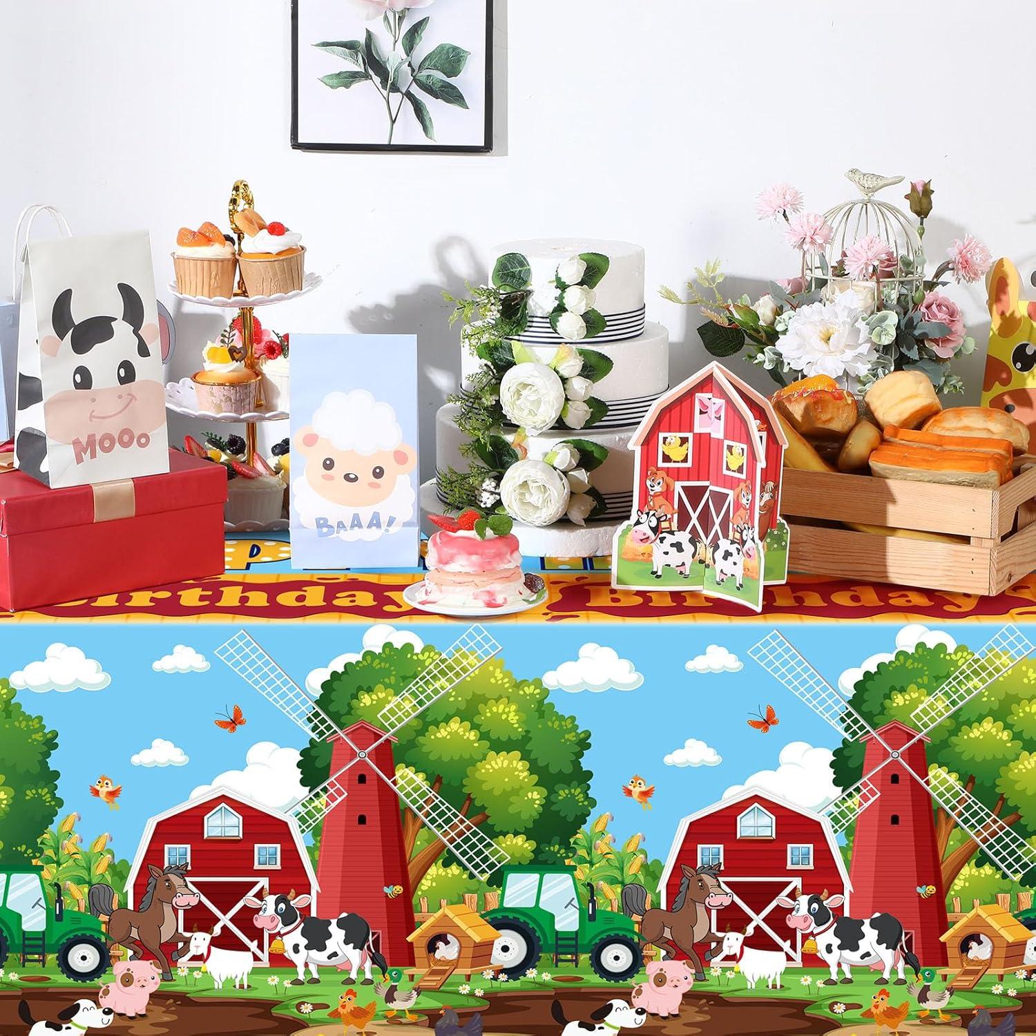 Manteles Rectangulares de Granja VitalCozy - 3 Pcs 137x274 cm
