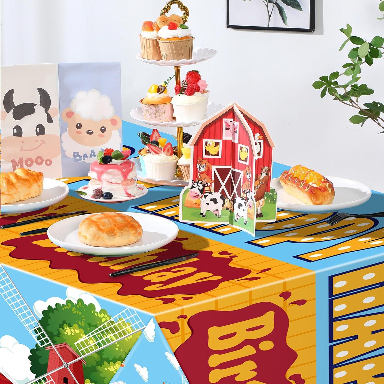 Manteles Rectangulares de Granja VitalCozy - 3 Pcs 137x274 cm