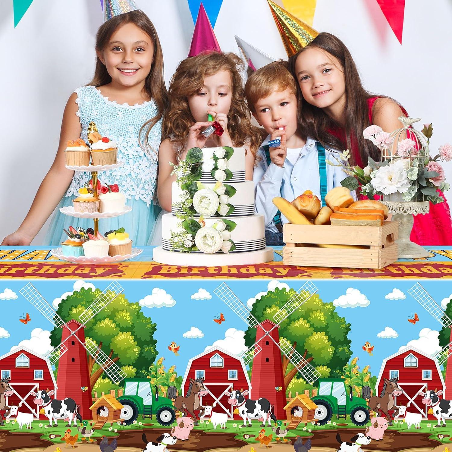 Manteles Rectangulares de Granja VitalCozy - 3 Pcs 137x274 cm