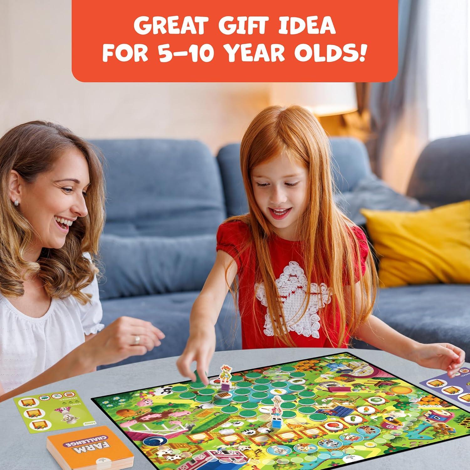 Juego de Mesa Cooperativo Clever Fox - Es un Día de Granja Divertido