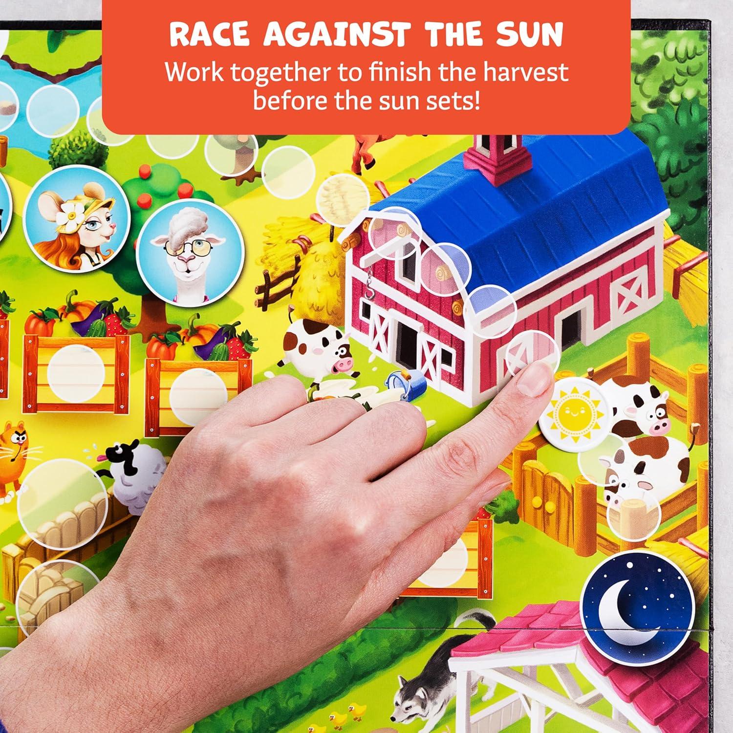 Juego de Mesa Cooperativo Clever Fox - Es un Día de Granja Divertido