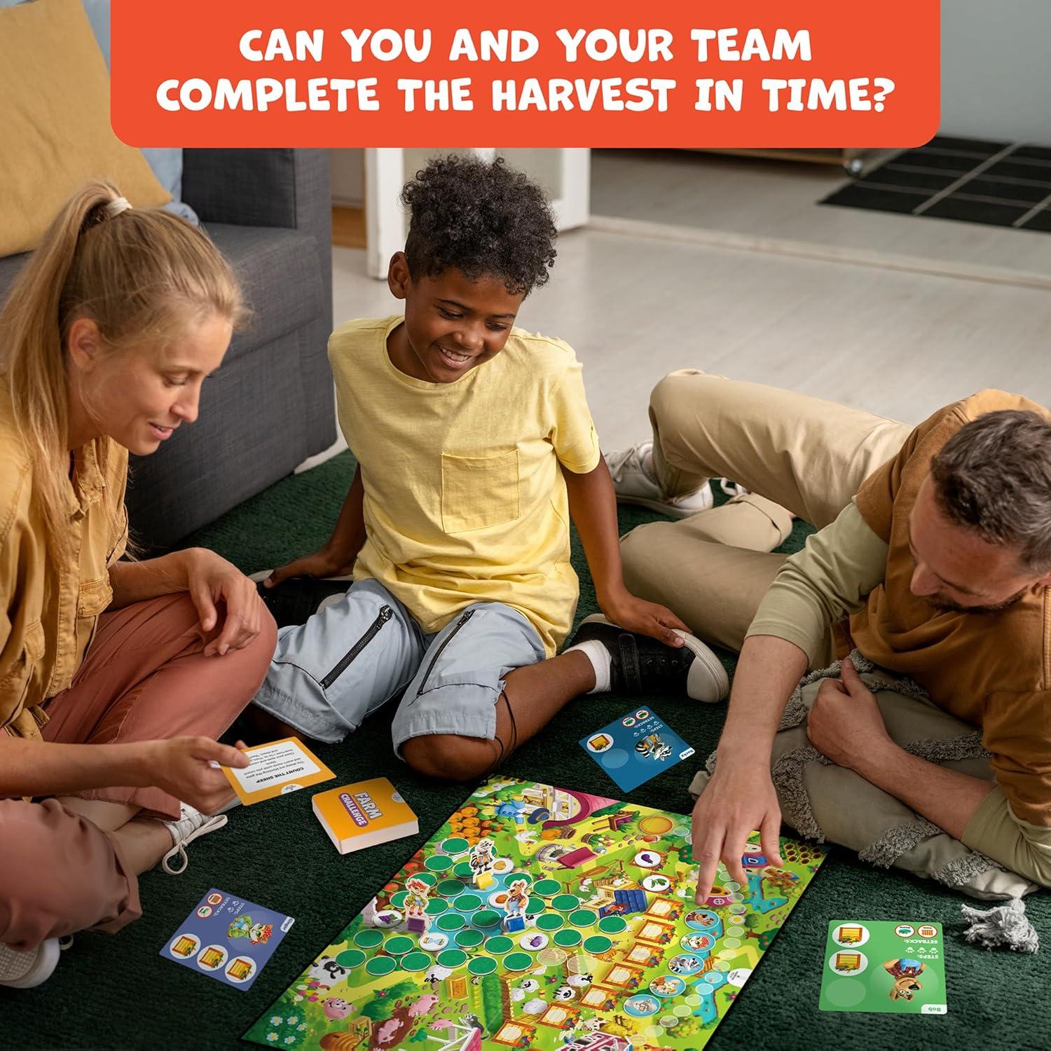 Juego de Mesa Cooperativo Clever Fox - Es un Día de Granja Divertido