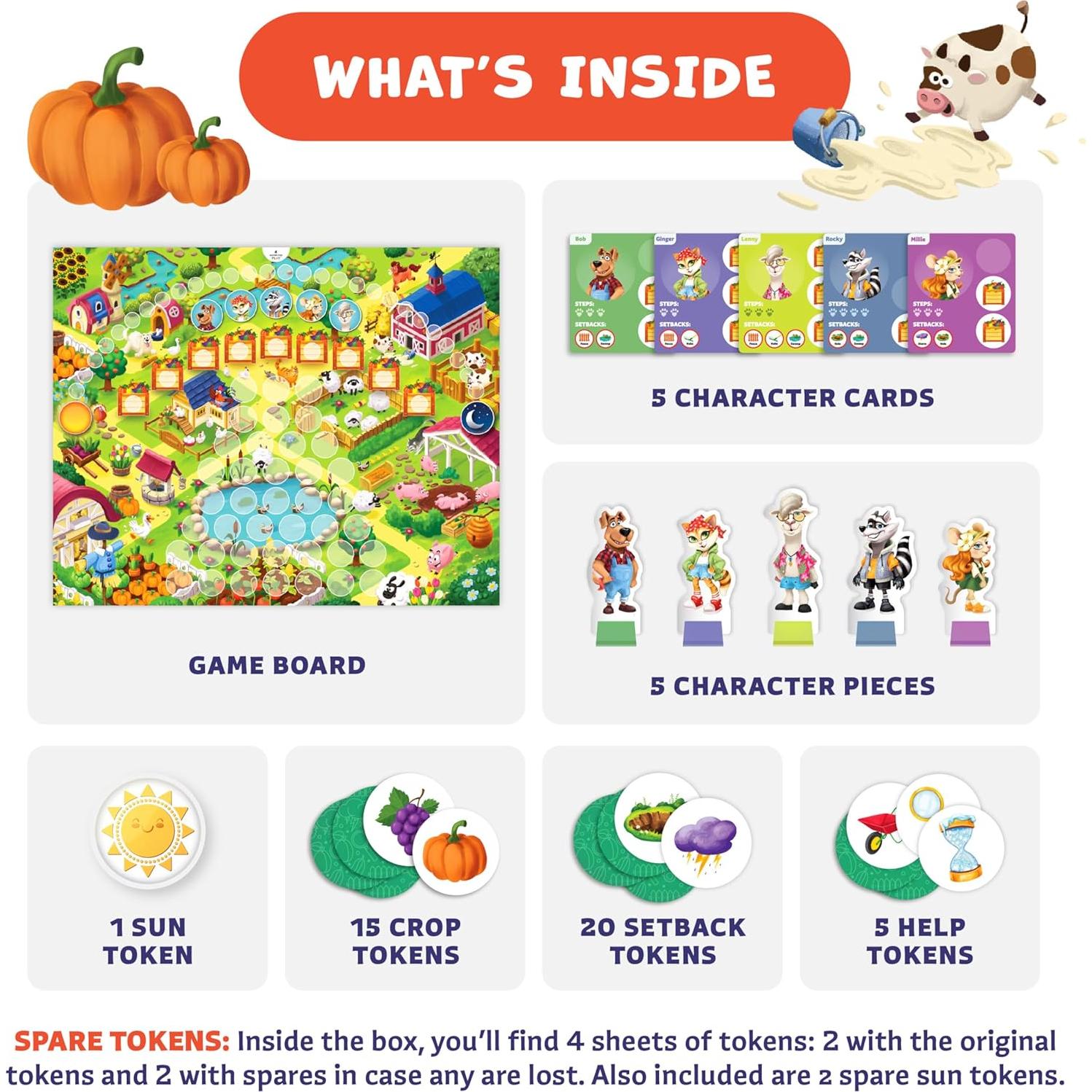 Juego de Mesa Cooperativo Clever Fox - Es un Día de Granja Divertido